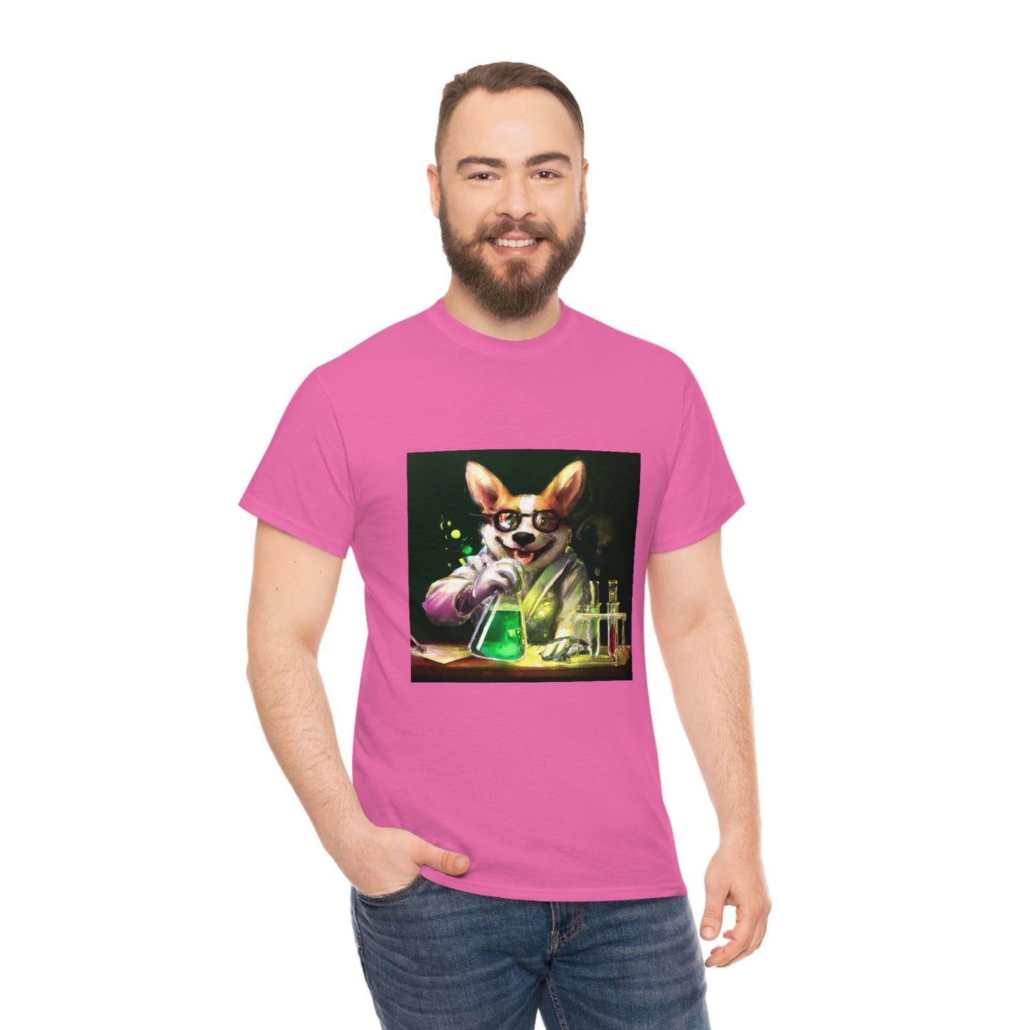 Mad Scientist Corgi Tshirt