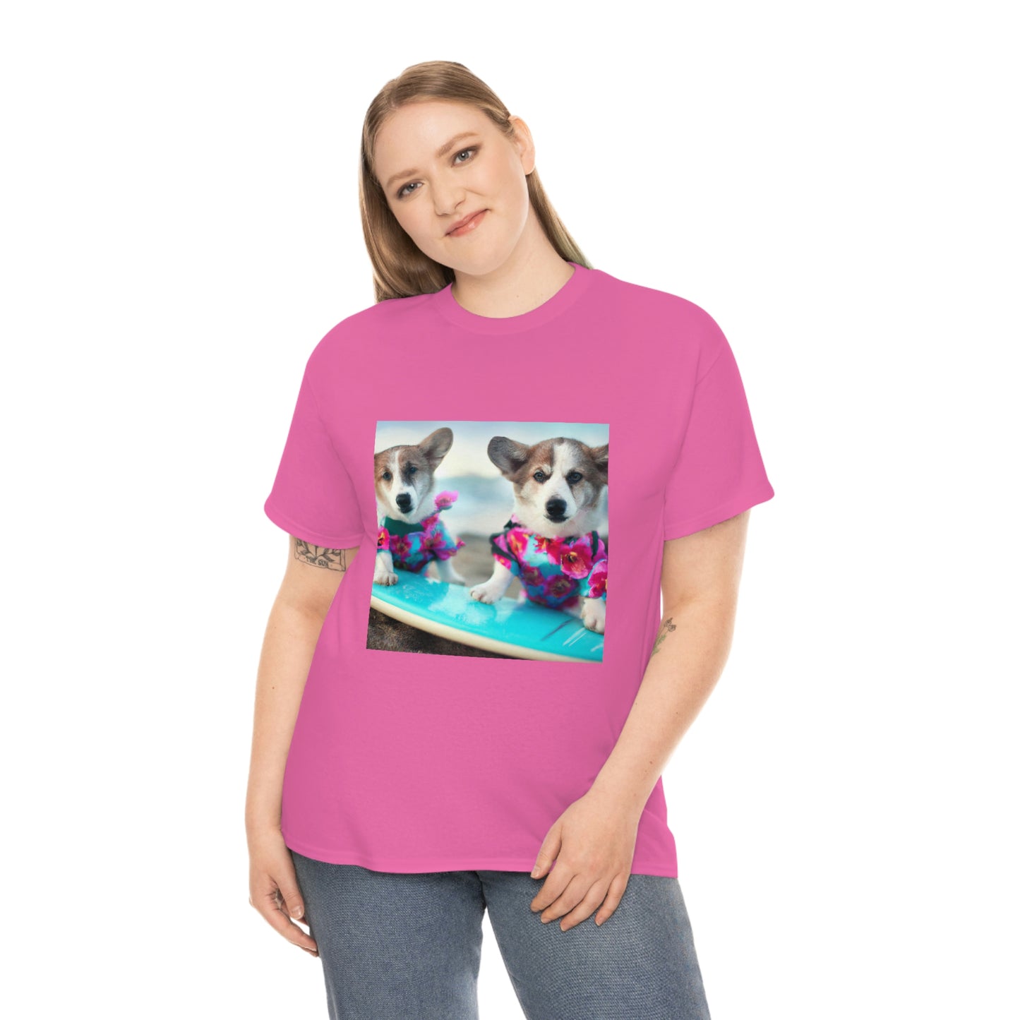 Surfs Up Corgi Tshirt