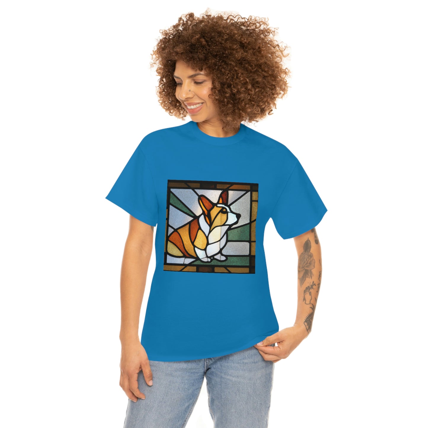 Corgi Stained Glass 3 Tshirt