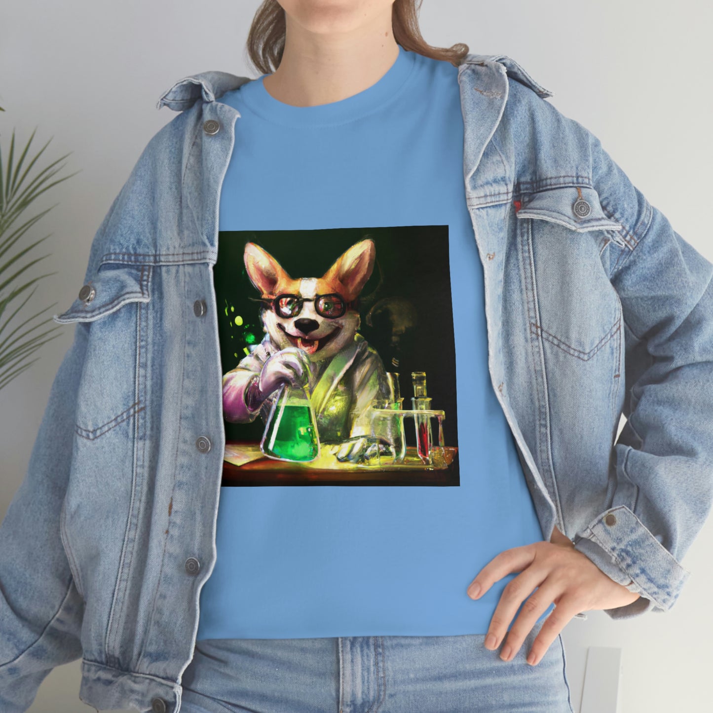 Mad Scientist Corgi Tshirt