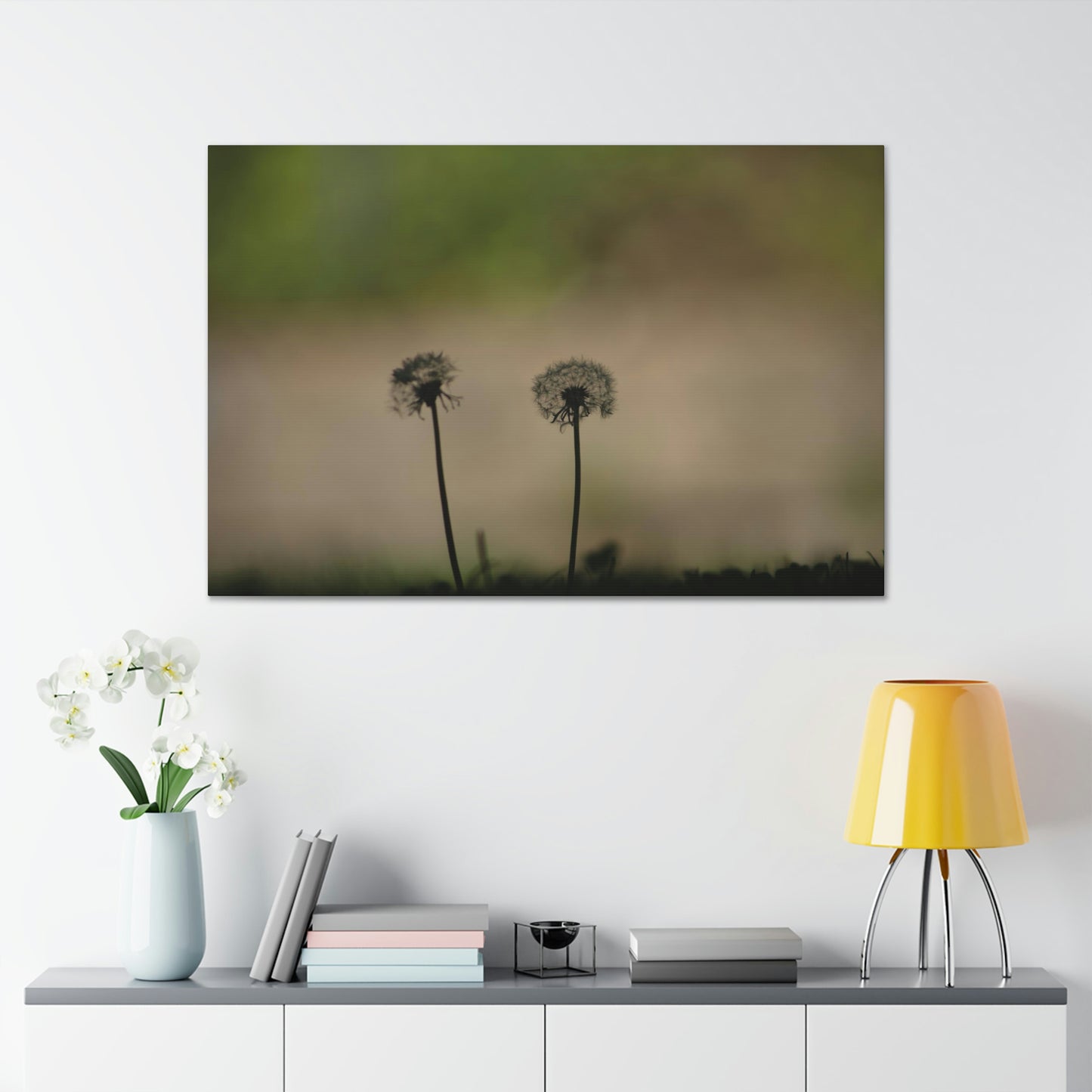 Dandelions Opposing Part 1 Canvas