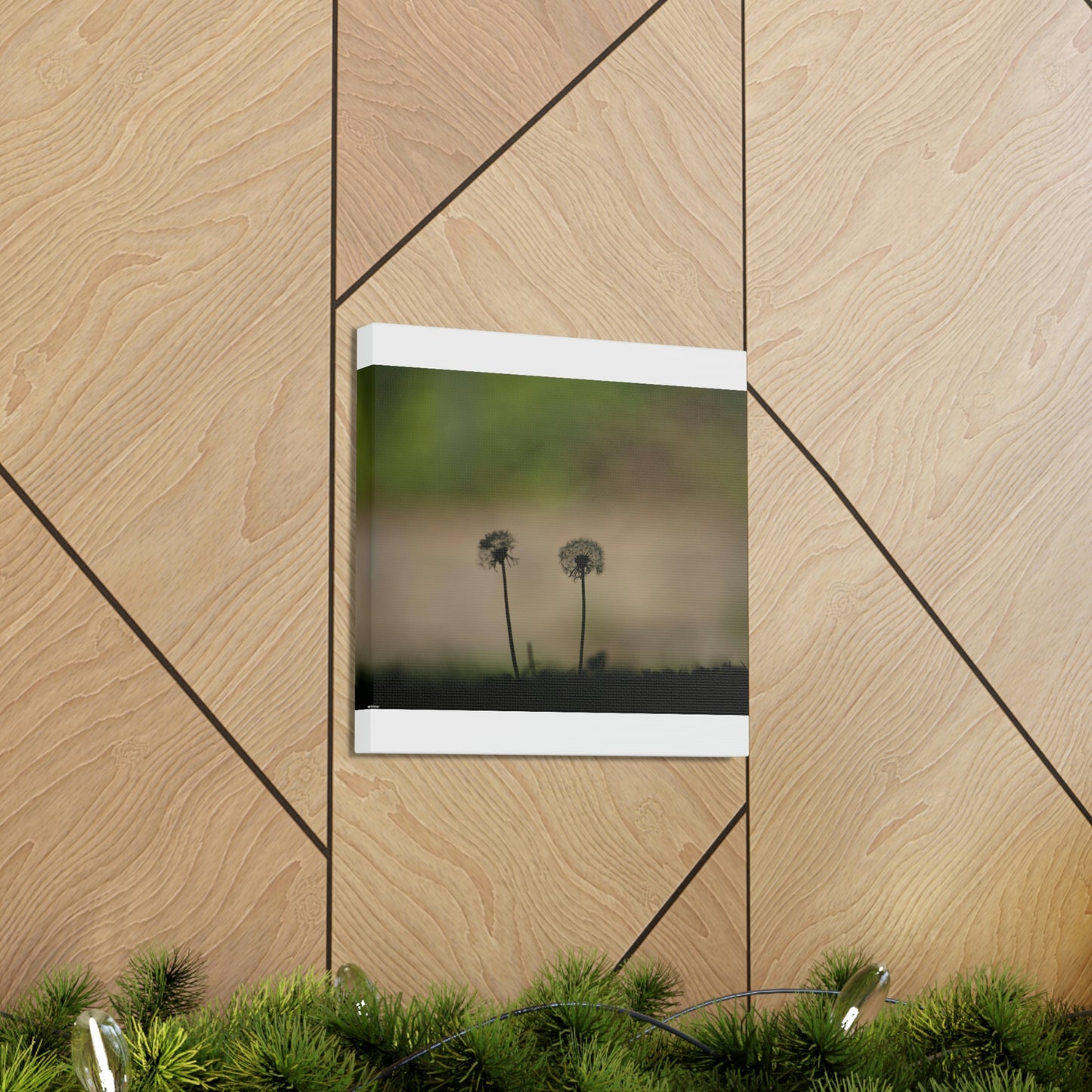 Dandelions Opposing Part 1 Canvas