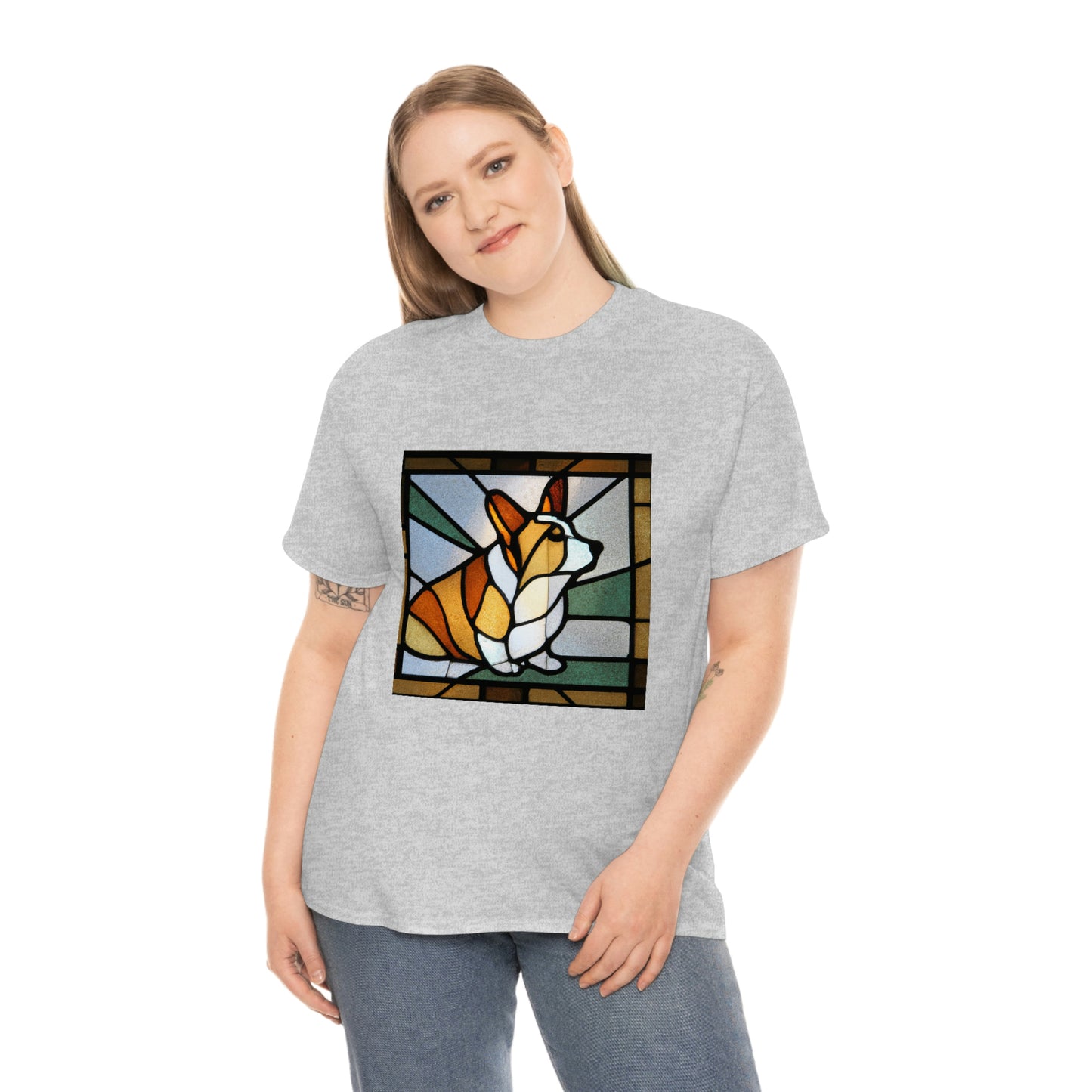 Corgi Stained Glass 3 Tshirt