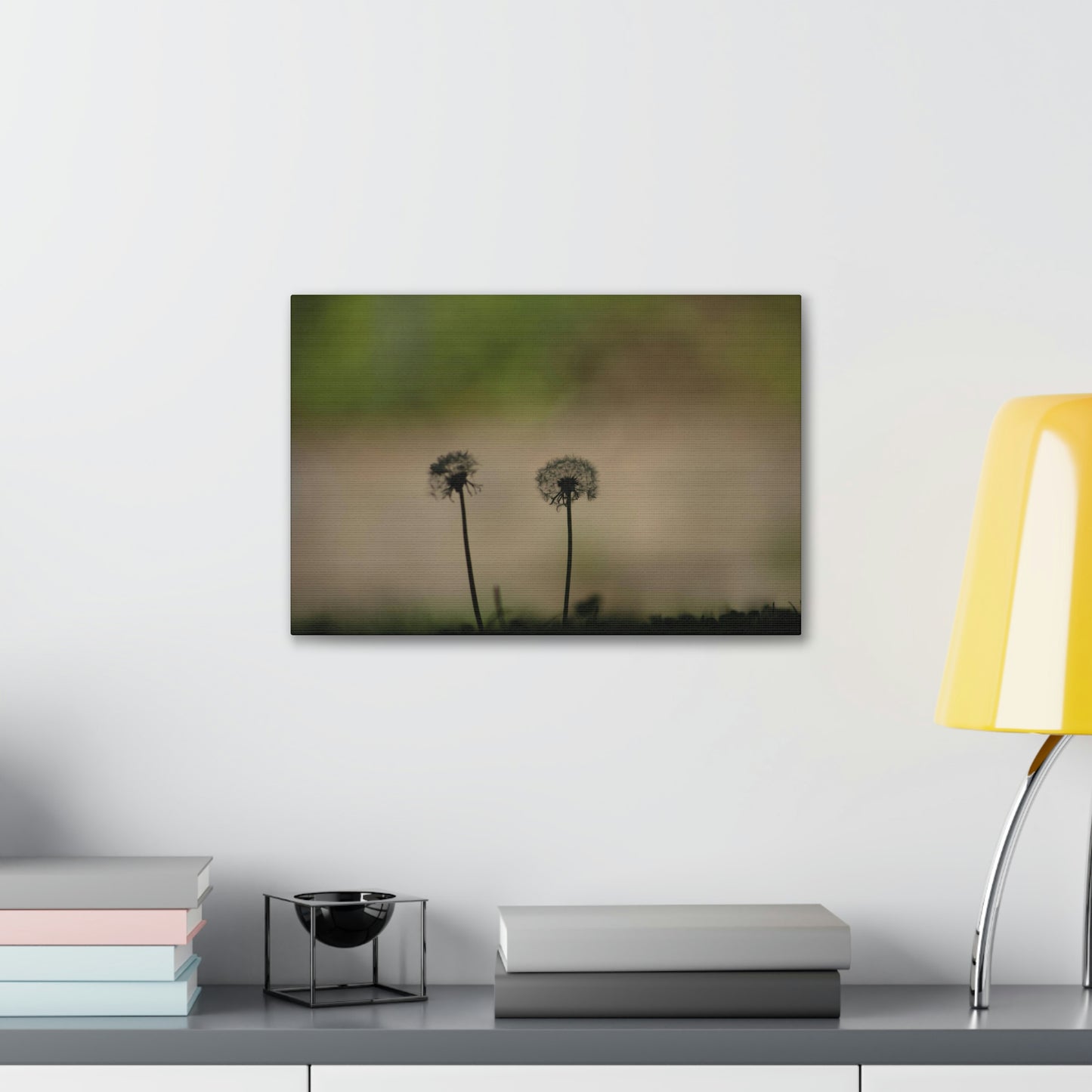 Dandelions Opposing Part 1 Canvas