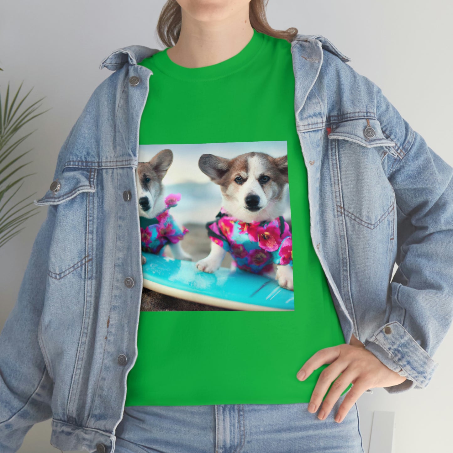 Surfs Up Corgi Tshirt