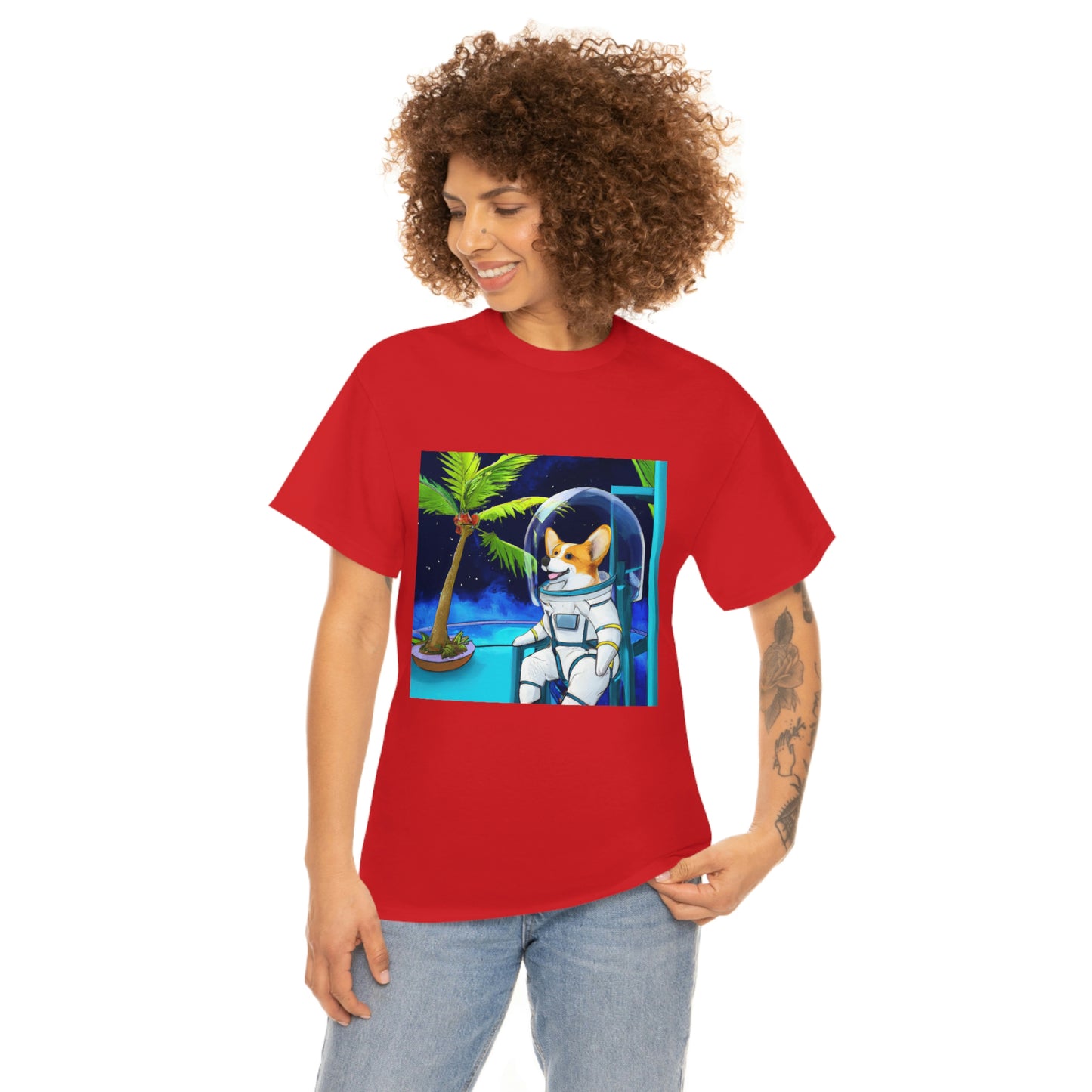 Corgi Spaceman Tshirt