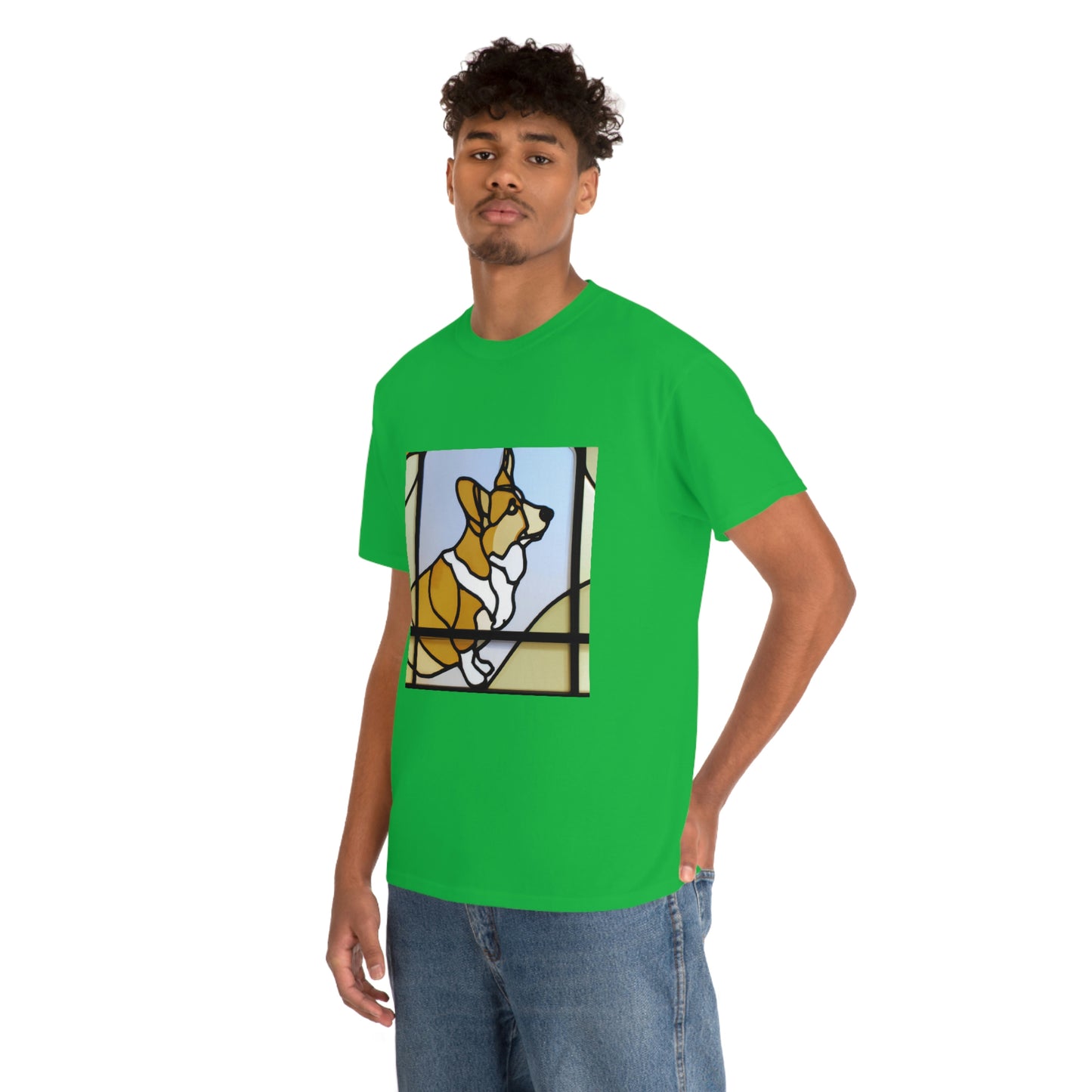 Corgi Stained Glass Tshirt