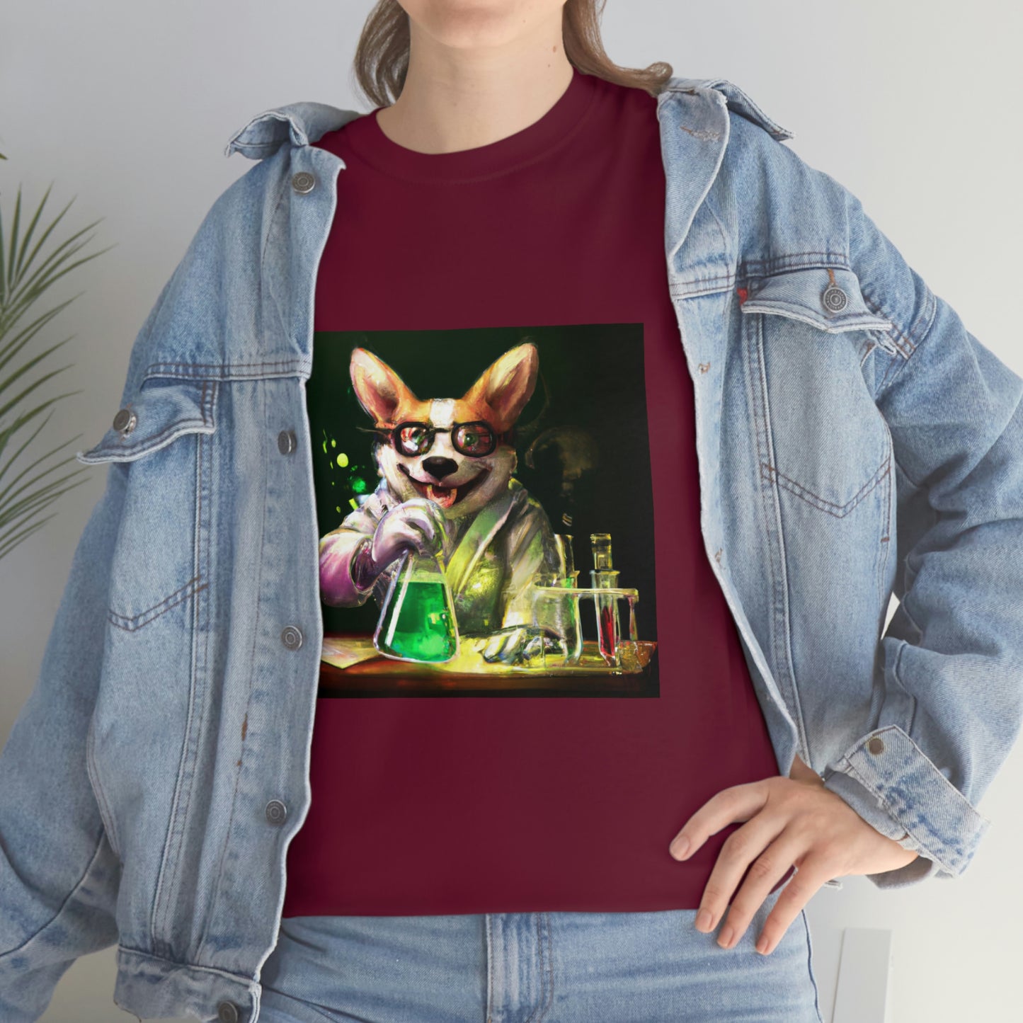 Mad Scientist Corgi Tshirt