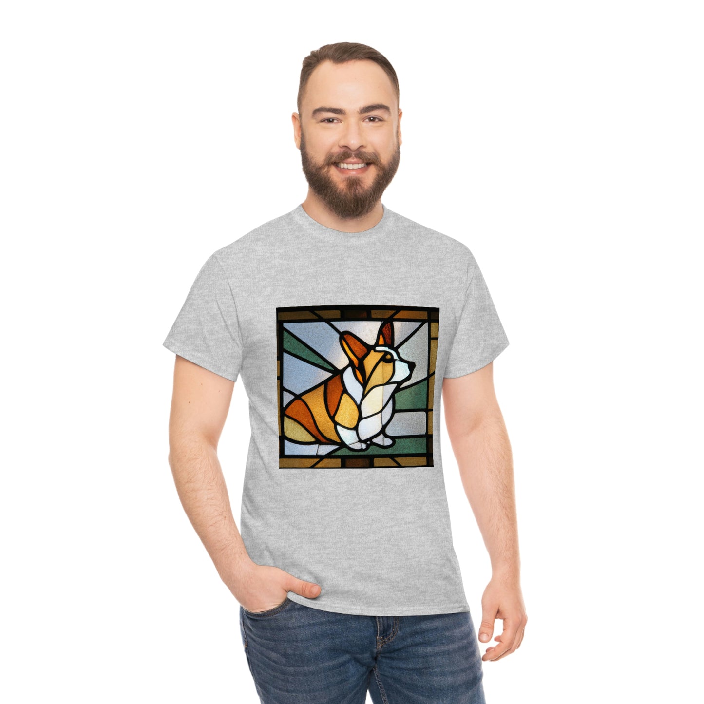 Corgi Stained Glass 3 Tshirt