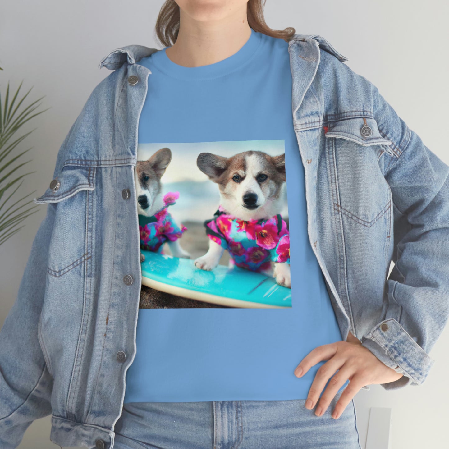 Surfs Up Corgi Tshirt