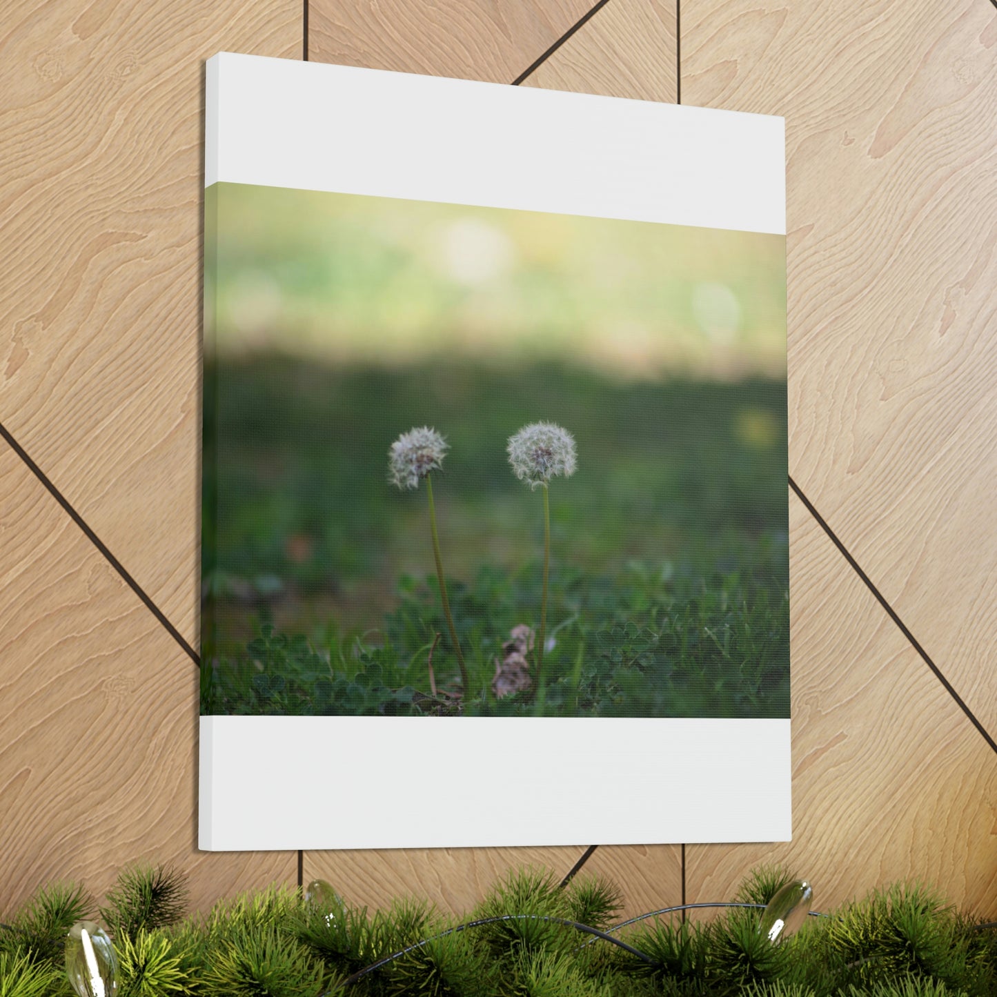 Dandelions Opposing Part 2 Canvas