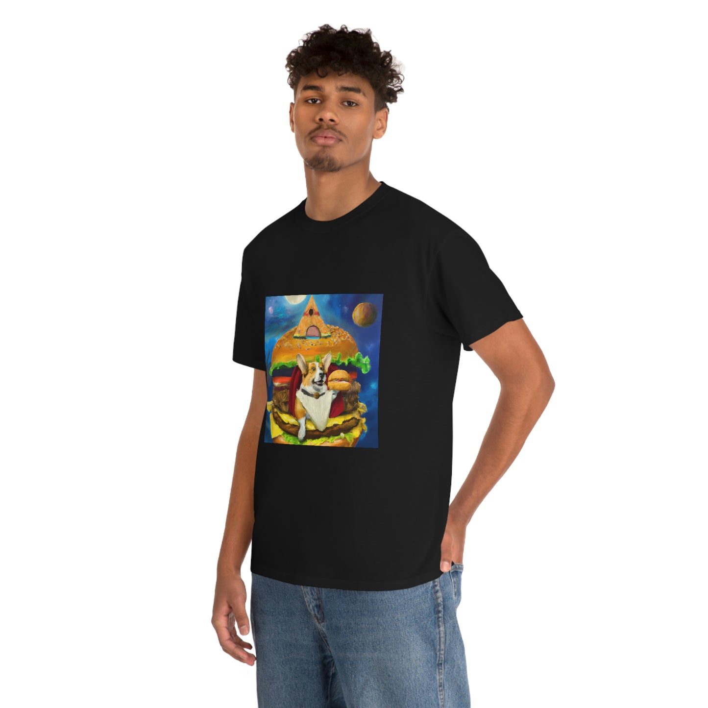 Corgi Burger Psychedelic Tshirt