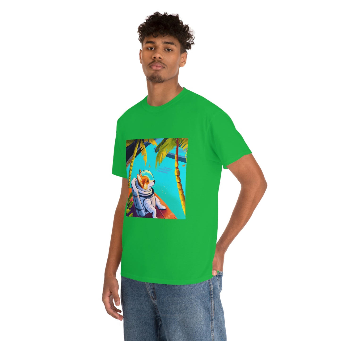 Corgi Spacedog Looking Out Tshirt