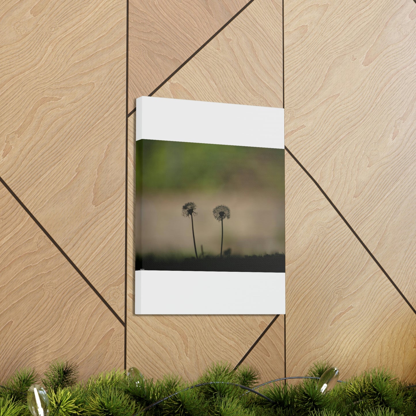 Dandelions Opposing Part 1 Canvas