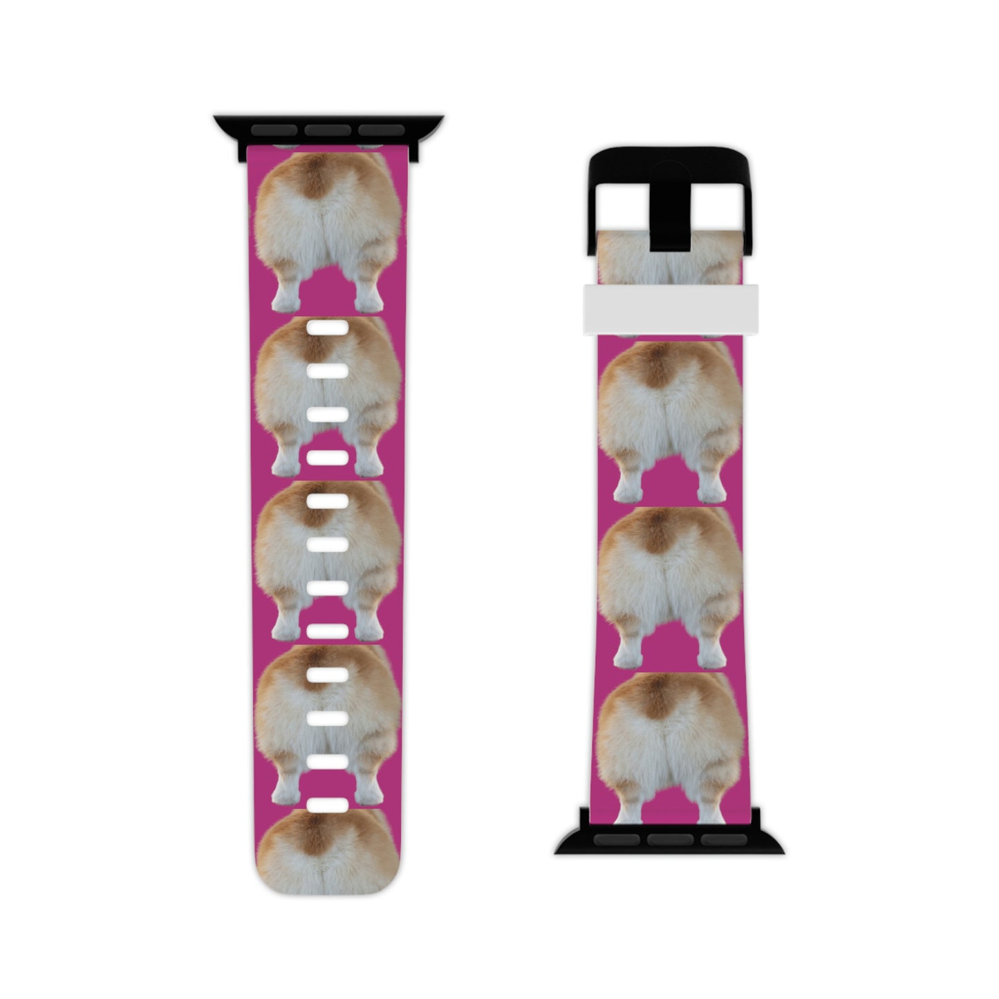 Pink Corgi Butt Watch Band for Apple Watch