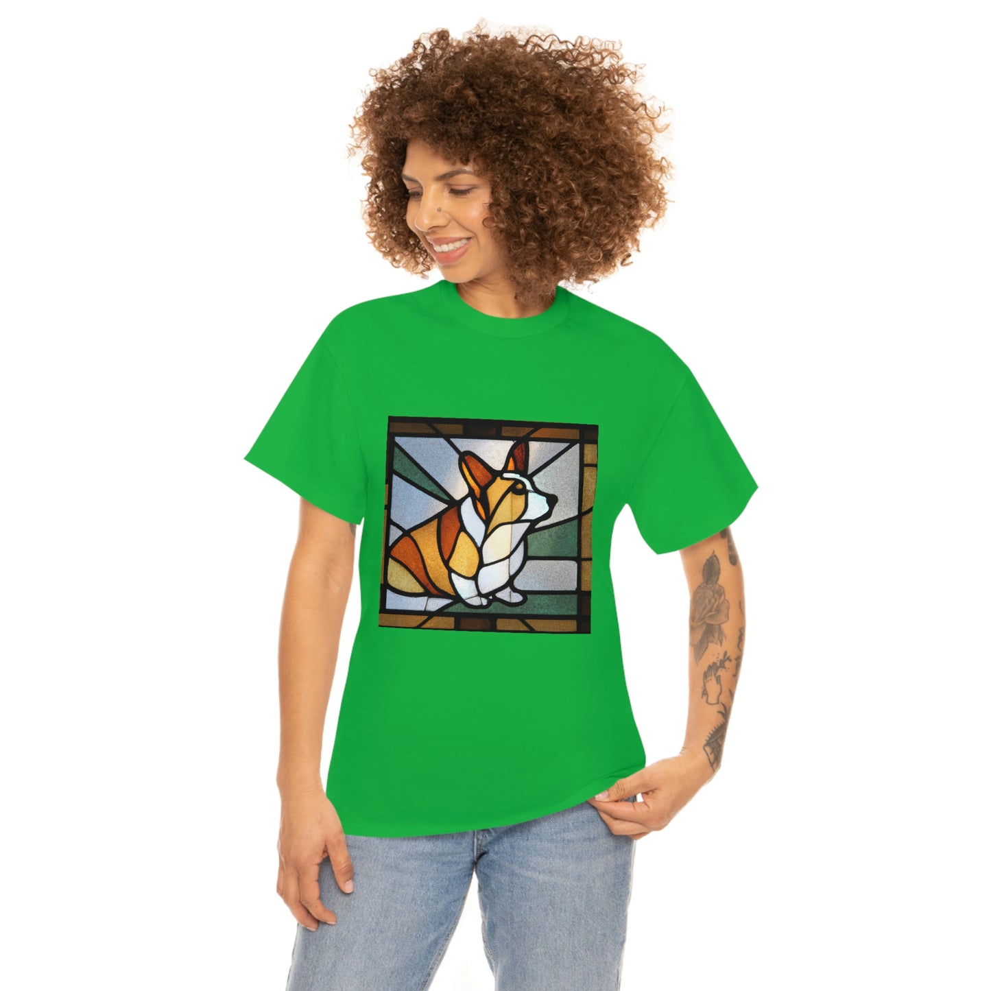 Corgi Stained Glass 3 Tshirt