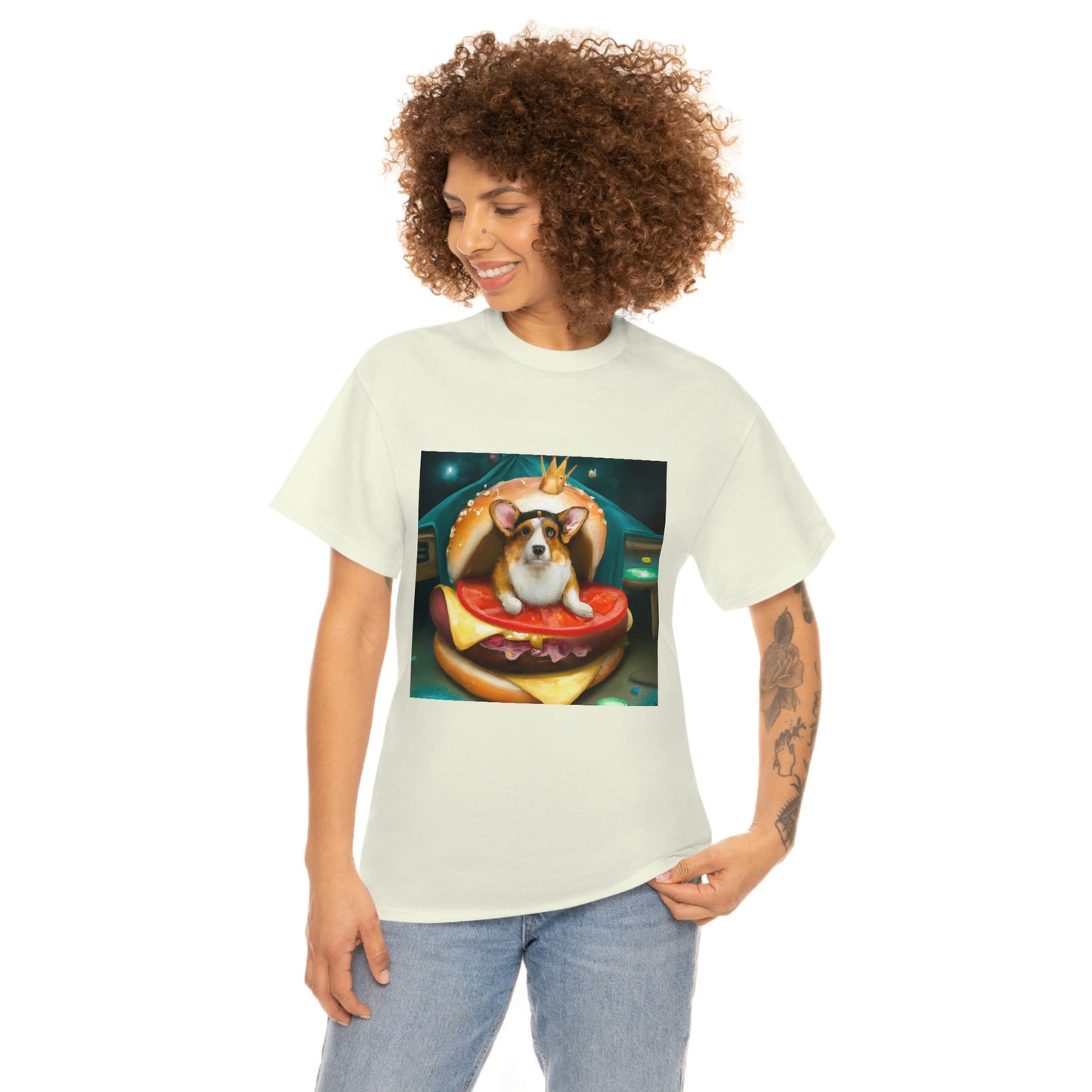 A Corgi with Cheese Please Tshirt