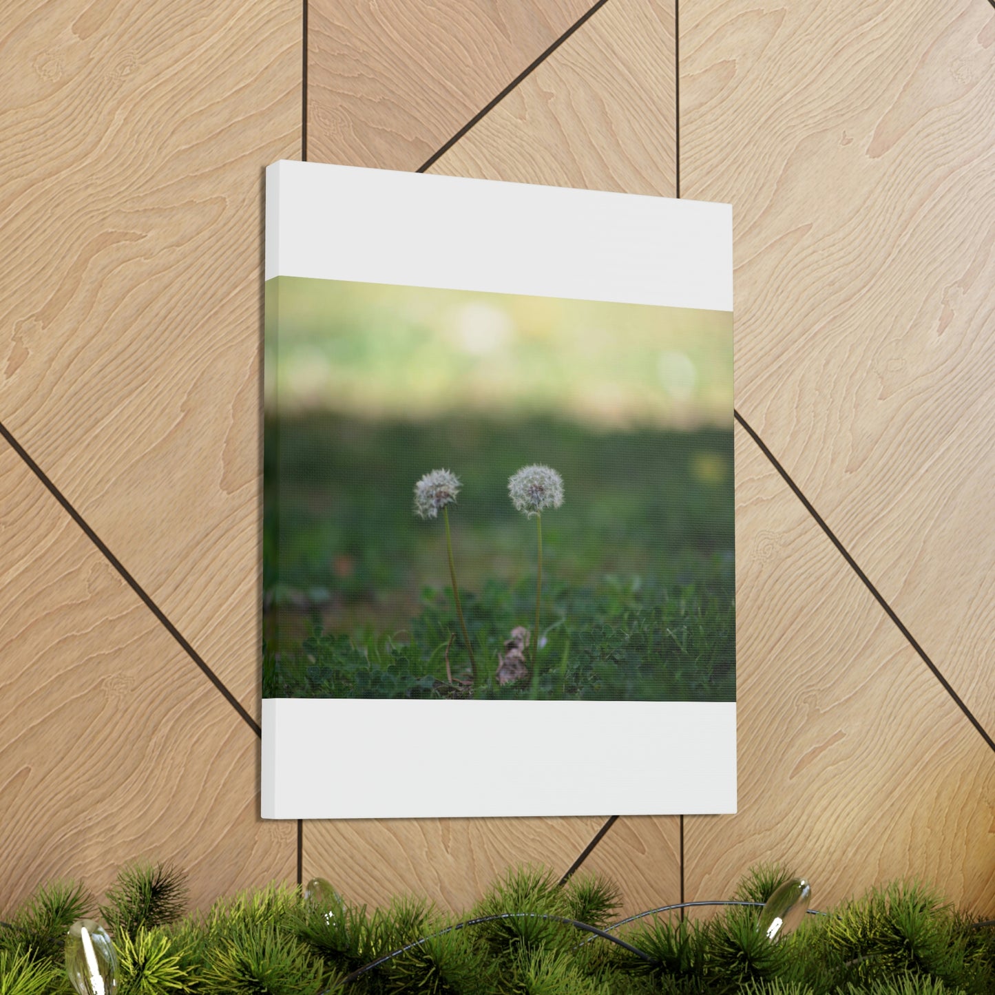 Dandelions Opposing Part 2 Canvas