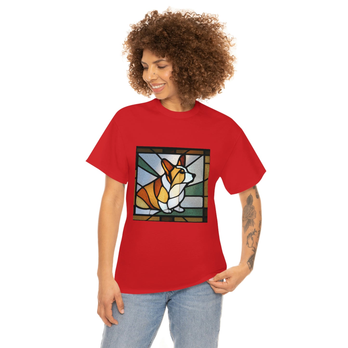 Corgi Stained Glass 3 Tshirt