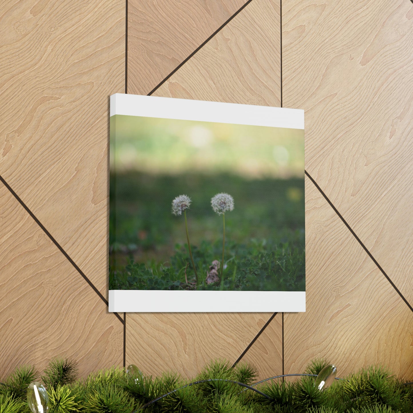 Dandelions Opposing Part 2 Canvas