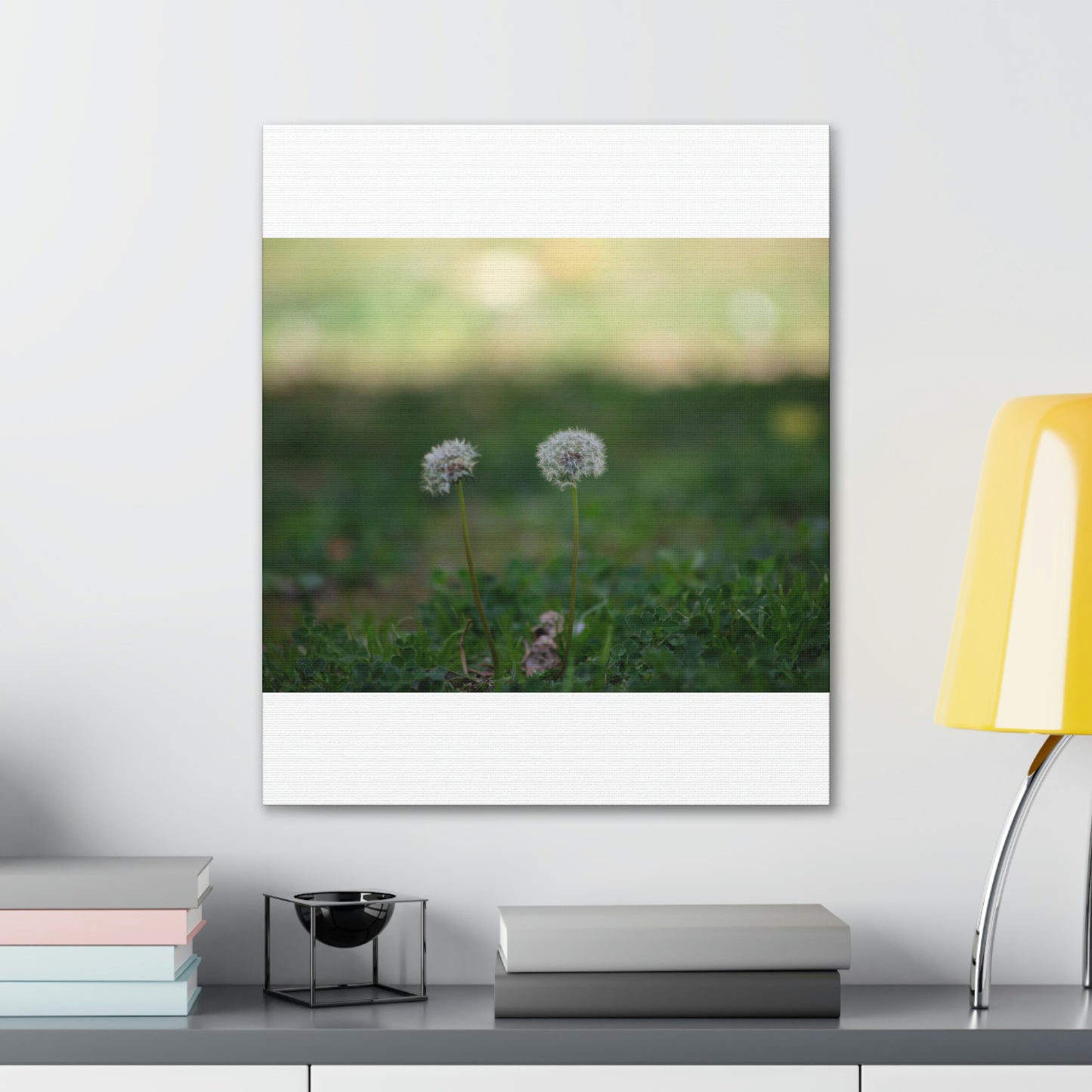 Dandelions Opposing Part 2 Canvas