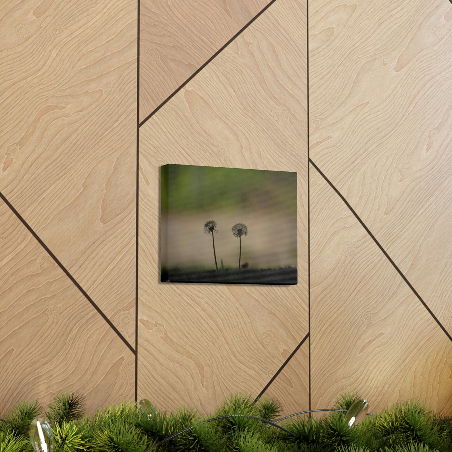 Dandelions Opposing Part 1 Canvas