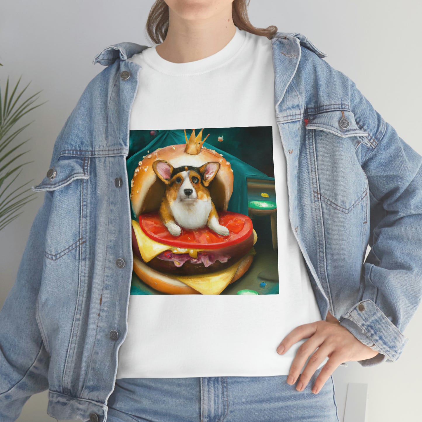 A Corgi with Cheese Please Tshirt