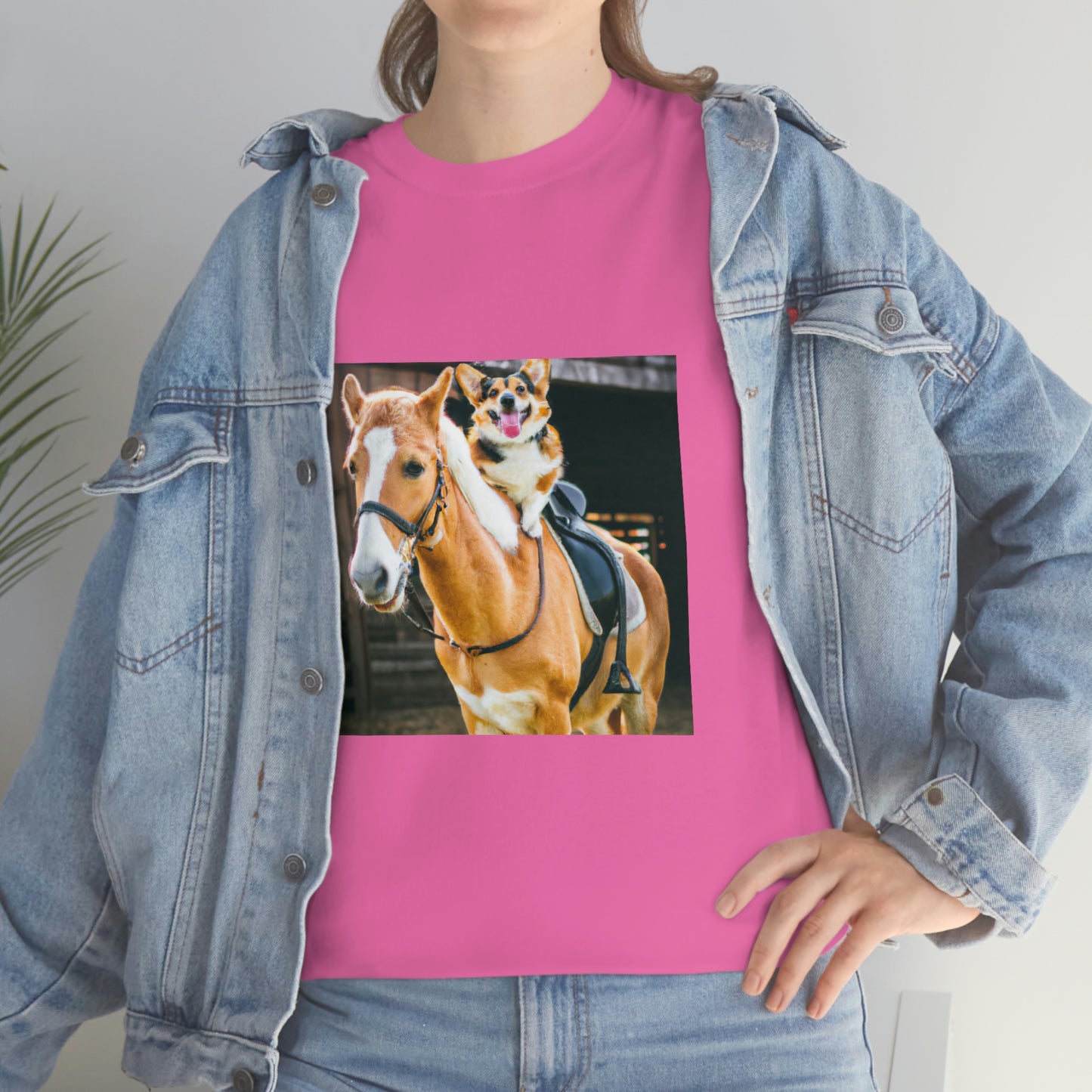 Saddle Up Short Legs Corgi Tshirt