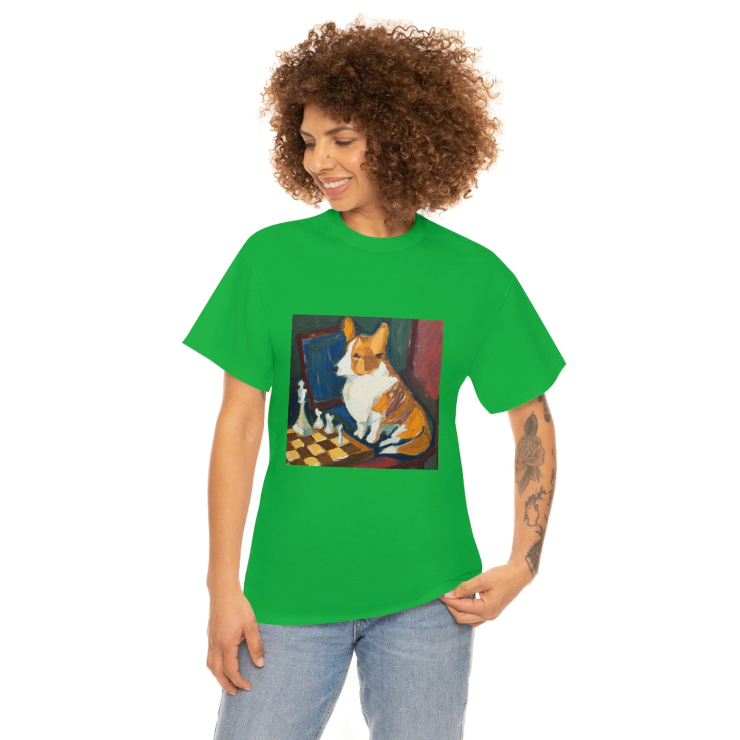 Checkmate in Three Corgi Tshirt