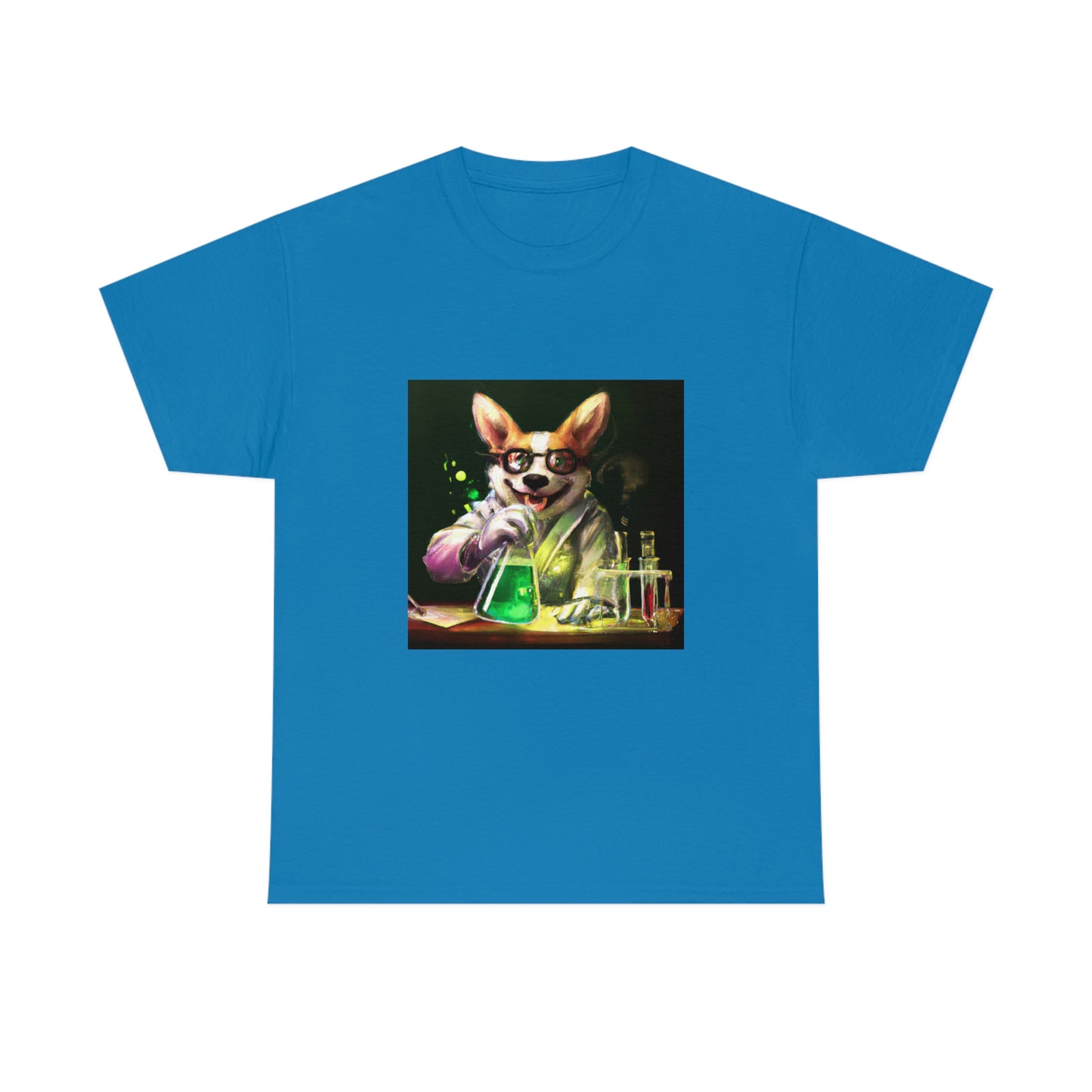 Mad Scientist Corgi Tshirt