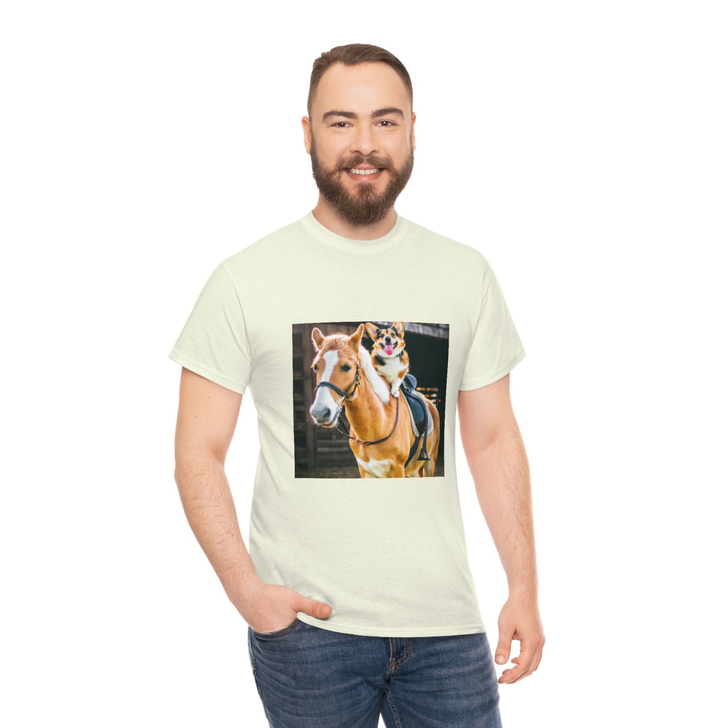 Saddle Up Short Legs Corgi Tshirt