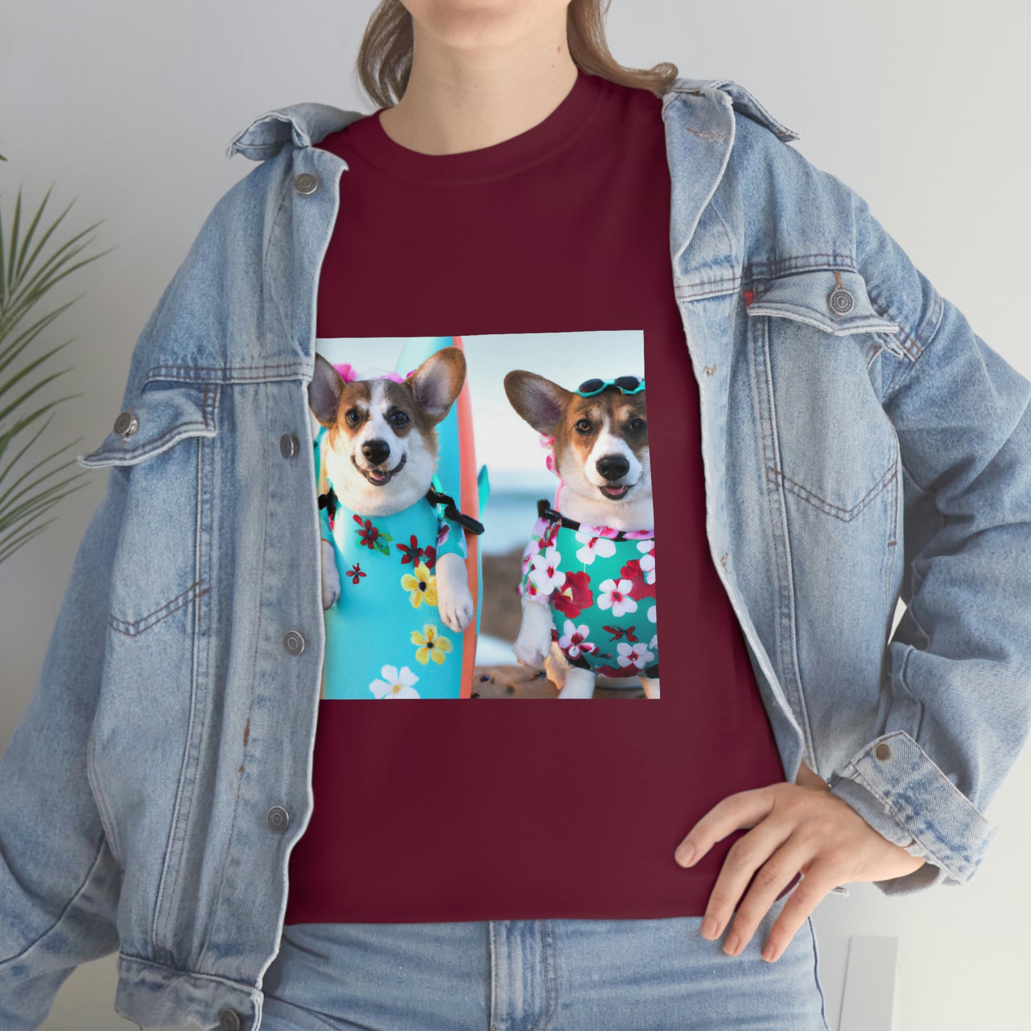 Surf'n USA Corgi Tshirt