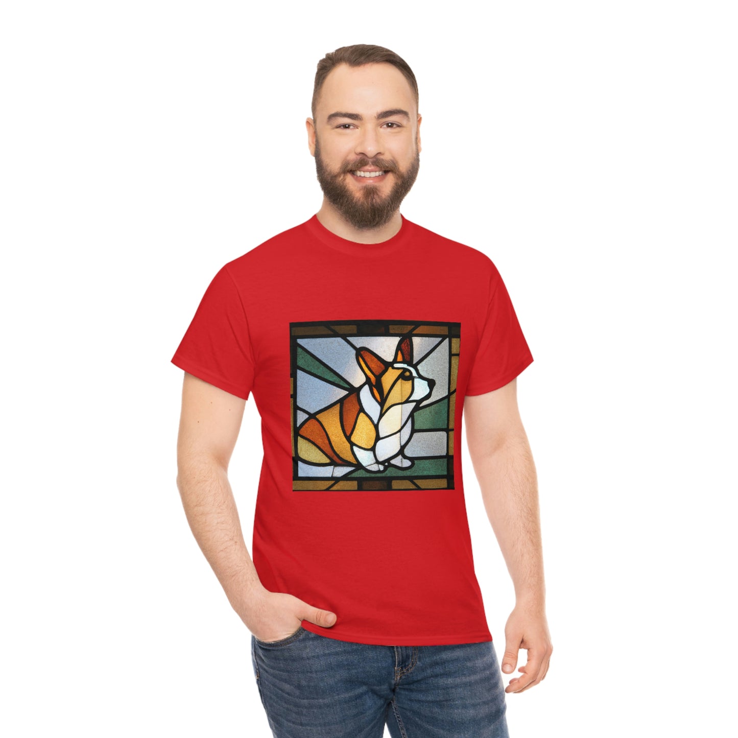 Corgi Stained Glass 3 Tshirt