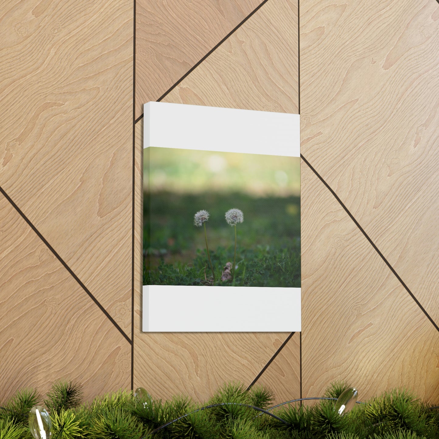 Dandelions Opposing Part 2 Canvas