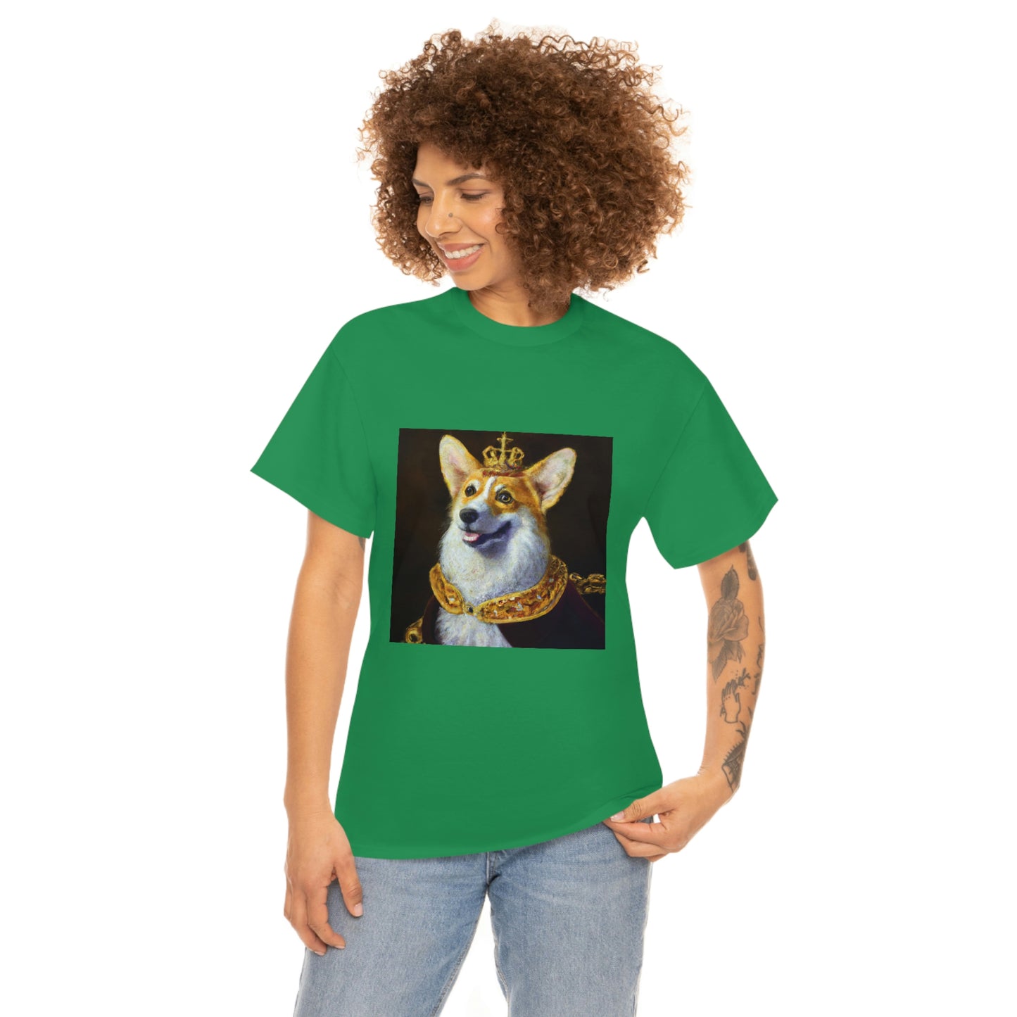 Kneel Before the Chonk Corgi Tshirt