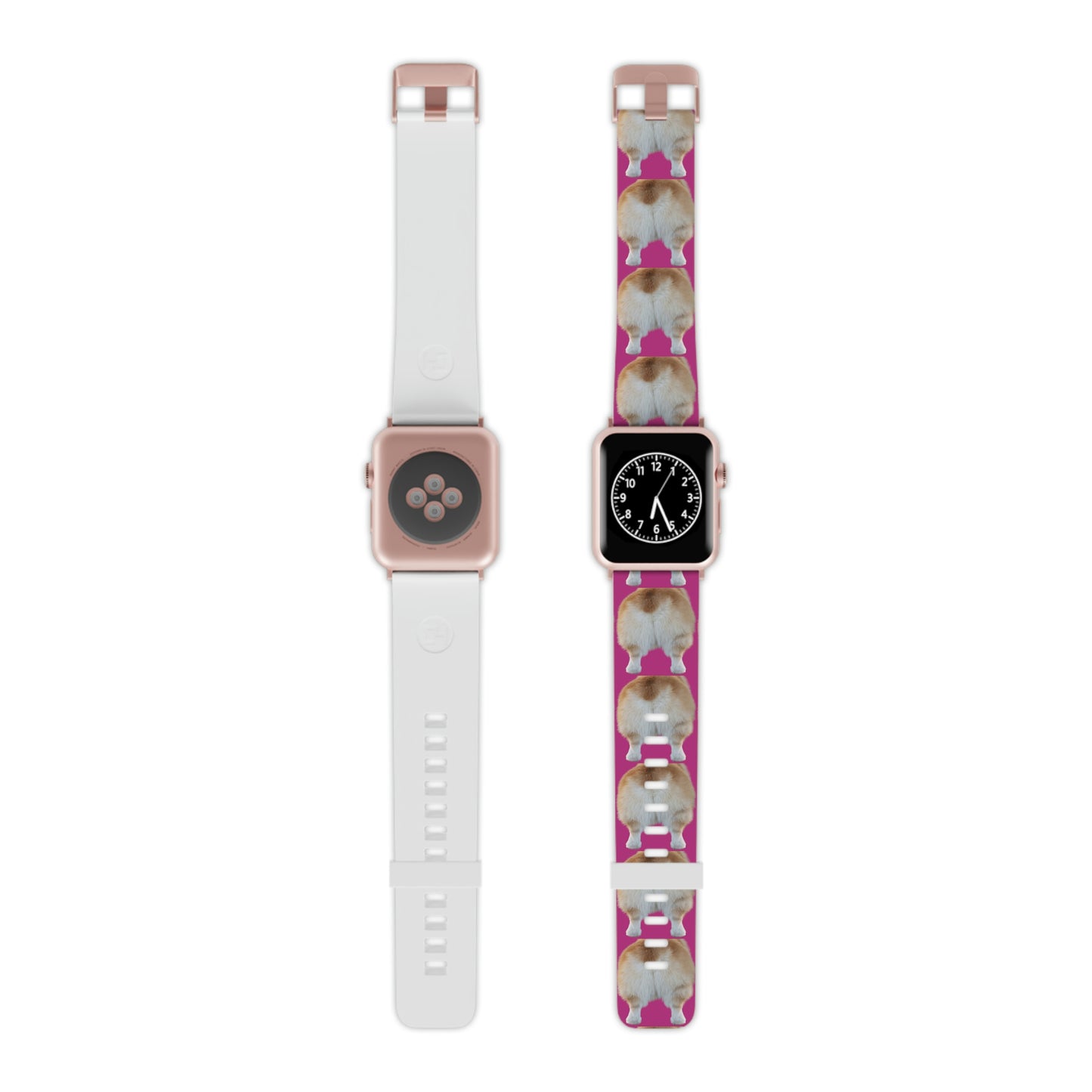 Pink Corgi Butt Watch Band for Apple Watch