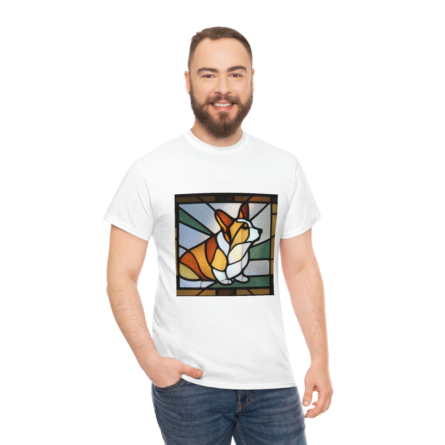 Corgi Stained Glass 3 Tshirt