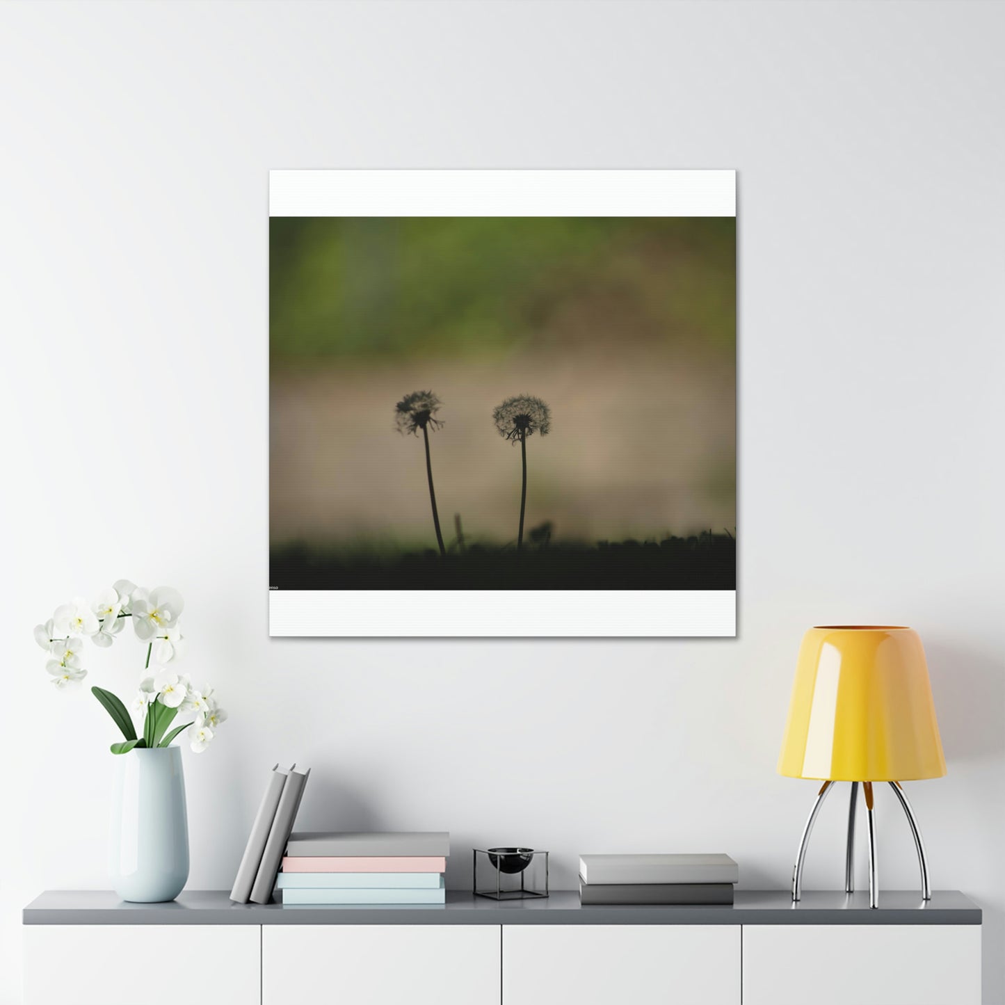 Dandelions Opposing Part 1 Canvas