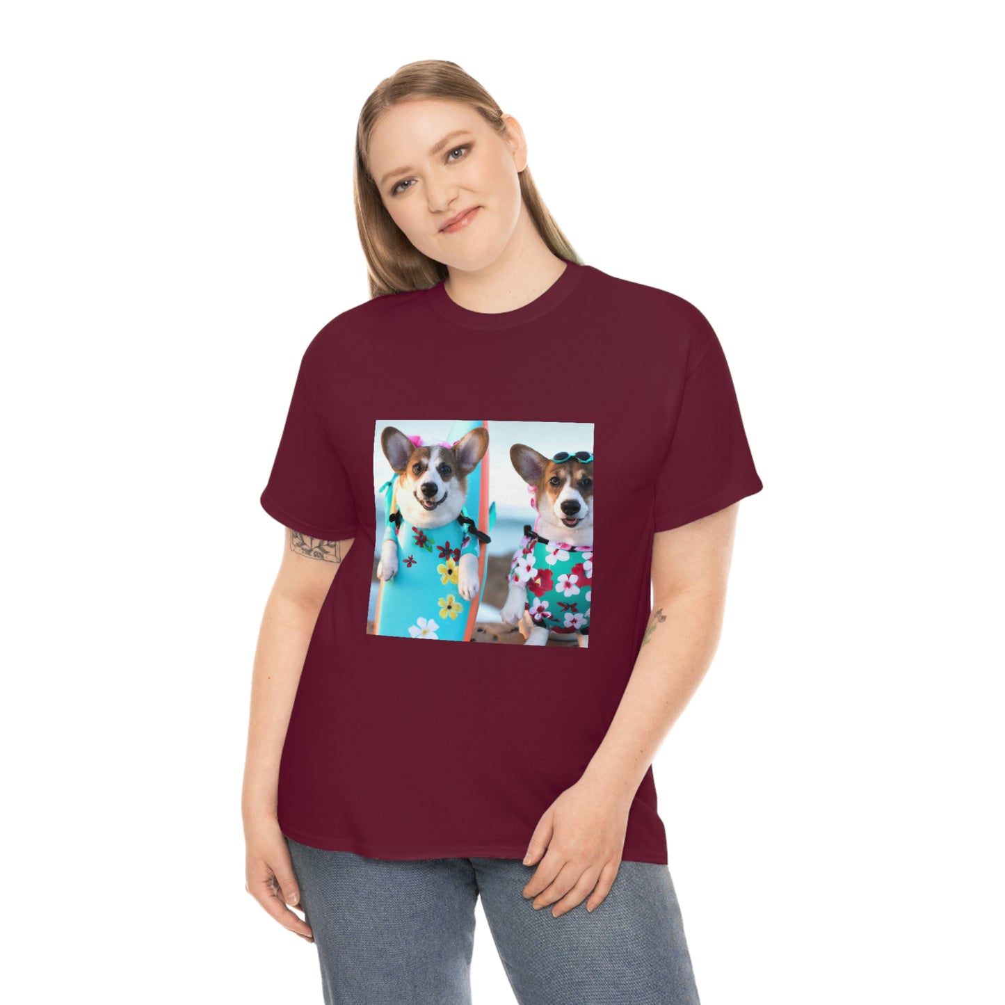 Surf'n USA Corgi Tshirt