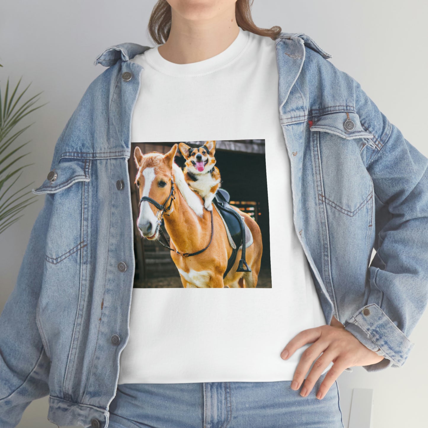 Saddle Up Short Legs Corgi Tshirt