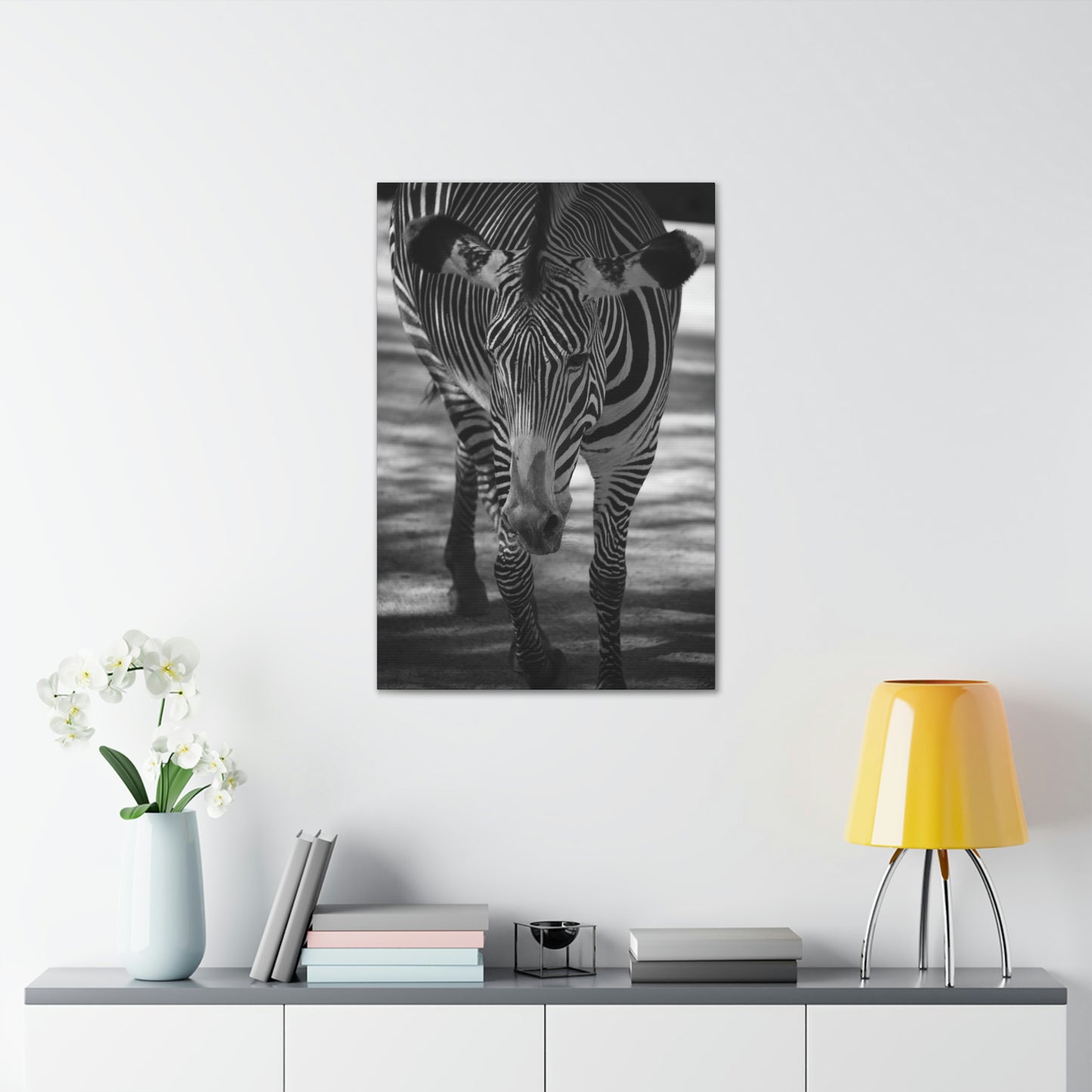 Zebra Walking Canvas