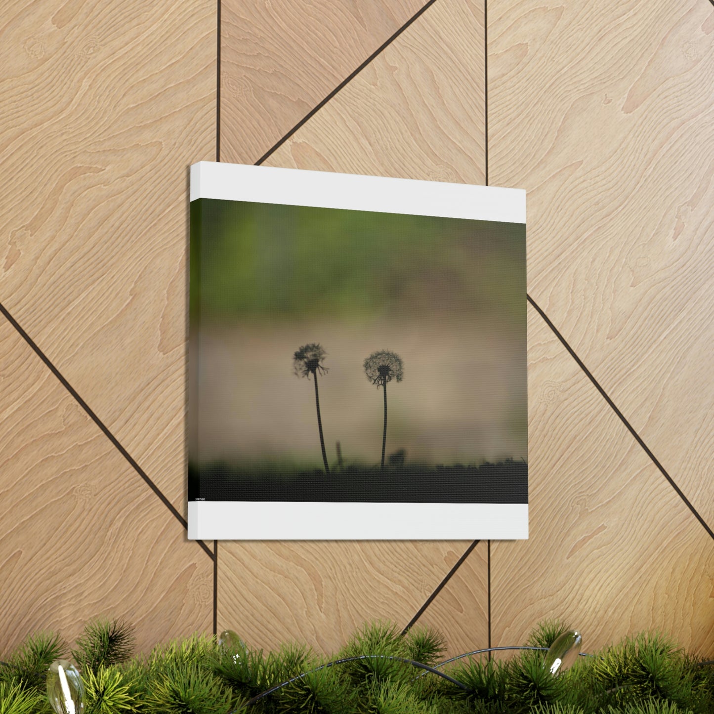 Dandelions Opposing Part 1 Canvas