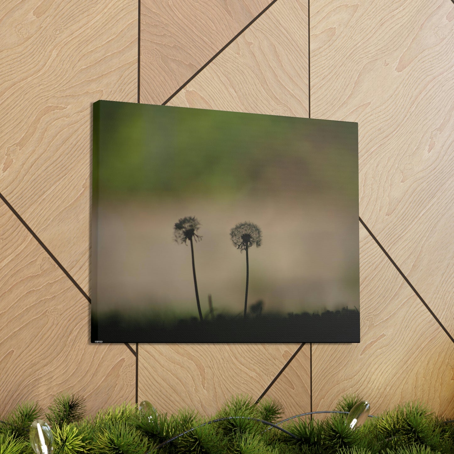 Dandelions Opposing Part 1 Canvas