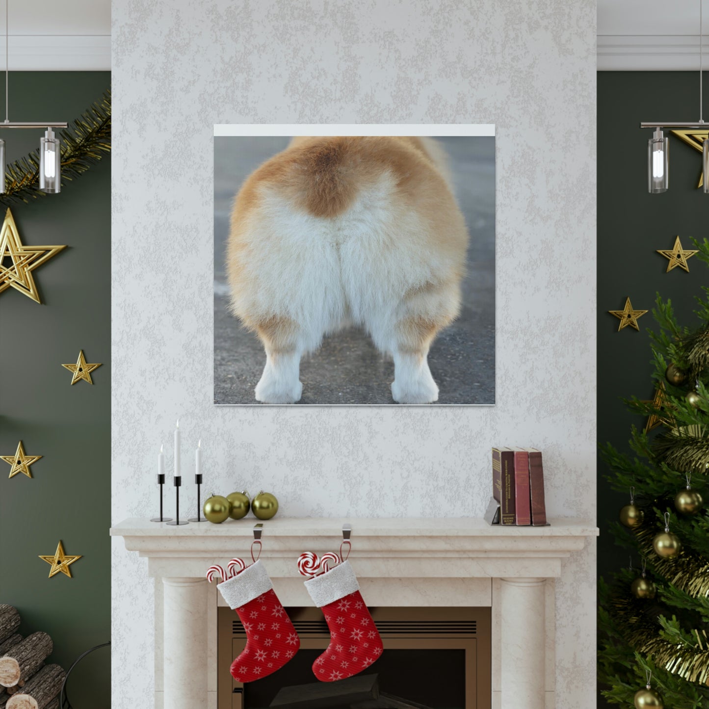 Corgi Butt Canvas