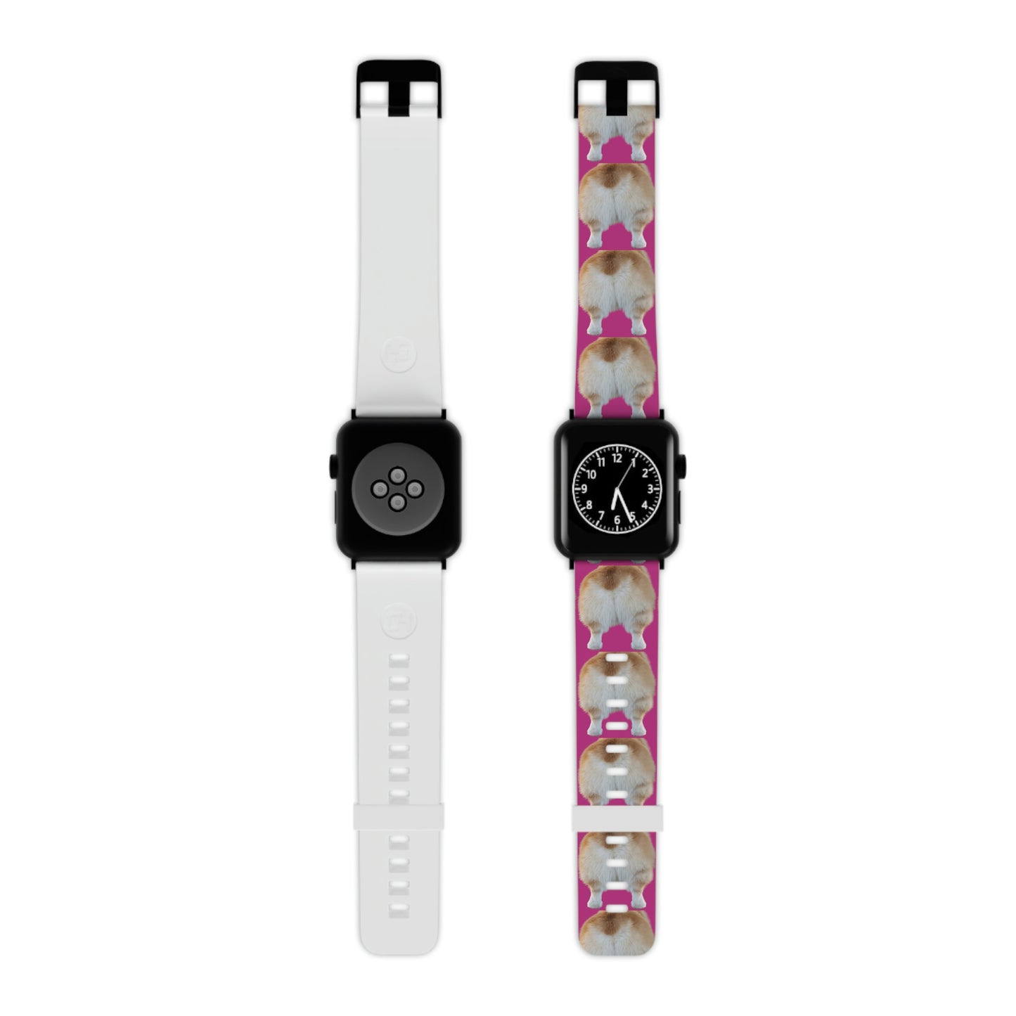 Pink Corgi Butt Watch Band for Apple Watch