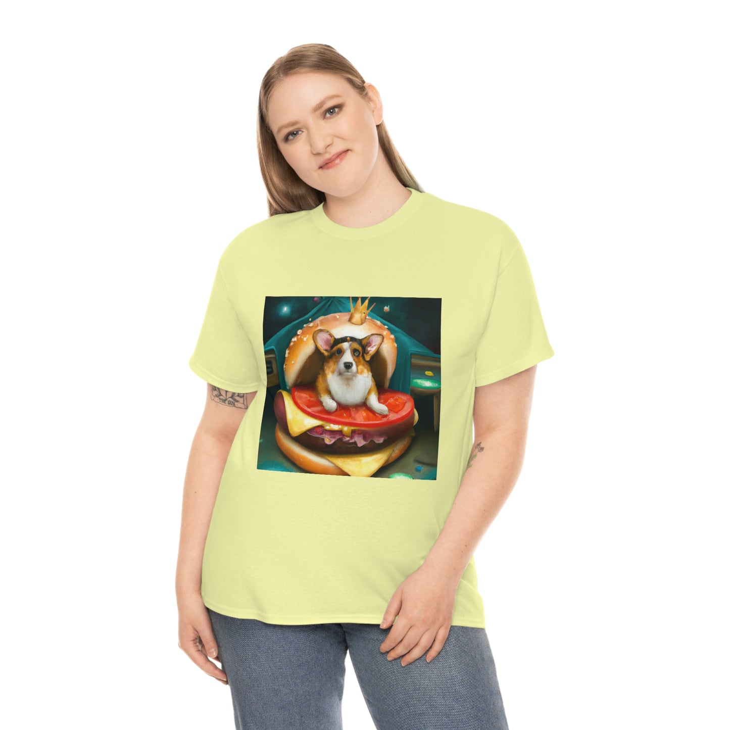 A Corgi with Cheese Please Tshirt