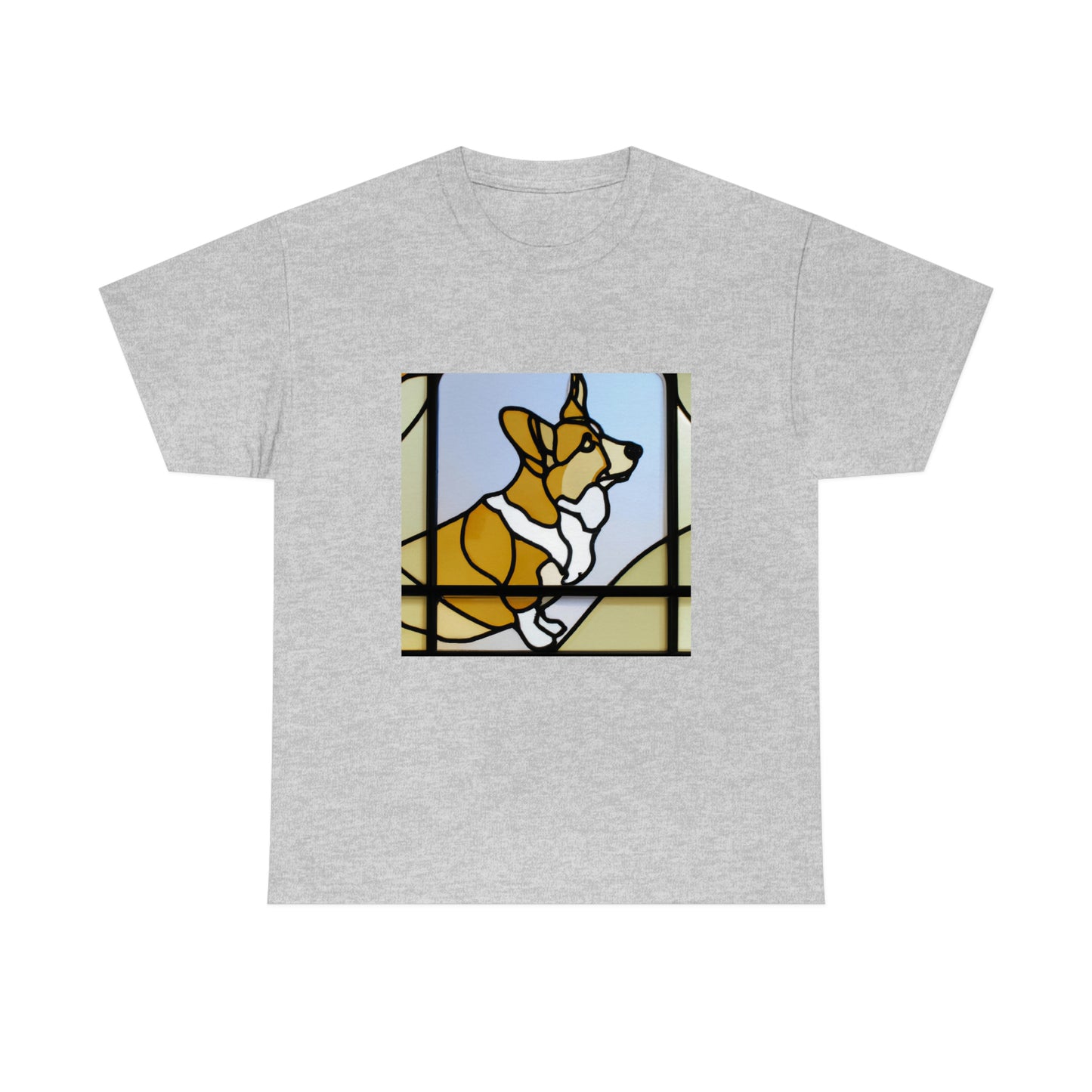 Corgi Stained Glass Tshirt