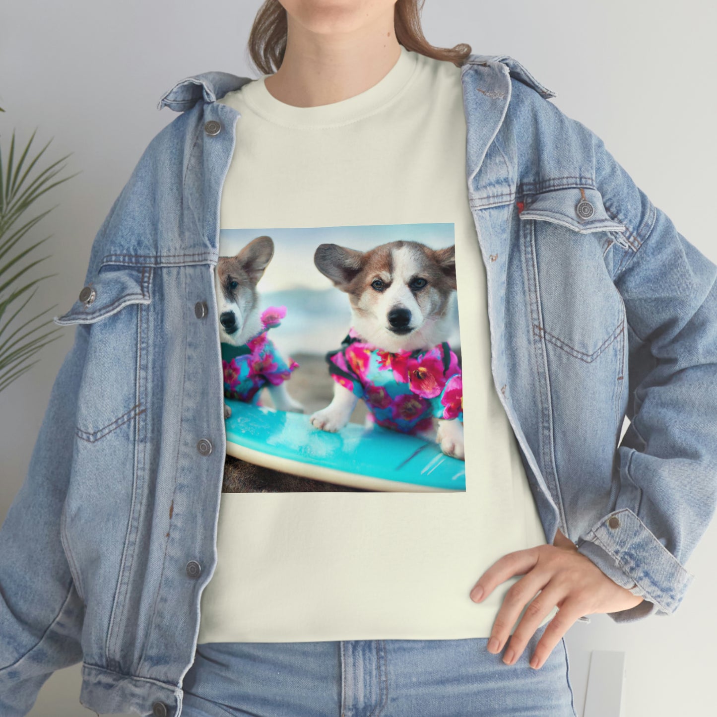 Surfs Up Corgi Tshirt