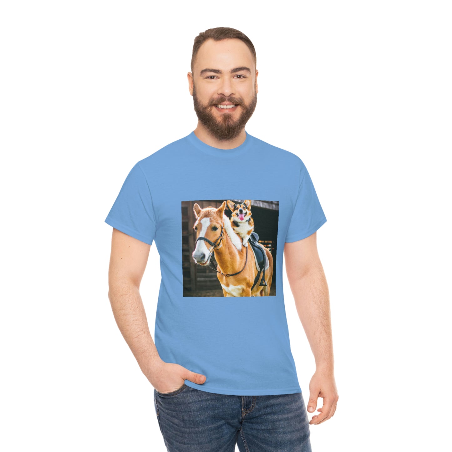 Saddle Up Short Legs Corgi Tshirt