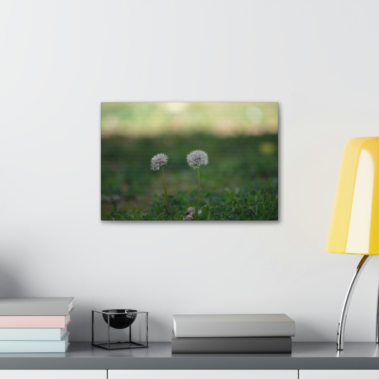 Dandelions Opposing Part 2 Canvas